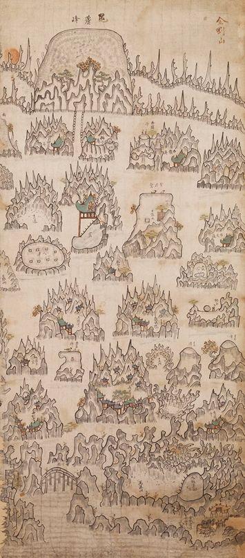 19th century hanging scroll by unidentified artist