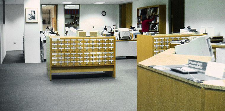 Interior of Goldwater Library
