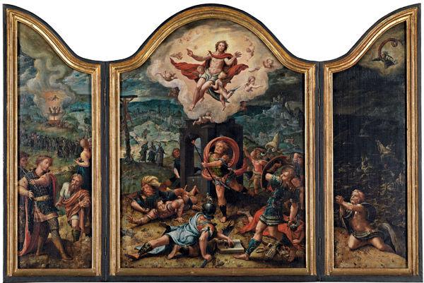 Pieter Coecke van Aelst (Netherlandish, 1502–1550) | Resurrection, ca. 1530 | Staatliche Kunsthalle Karlsruhe