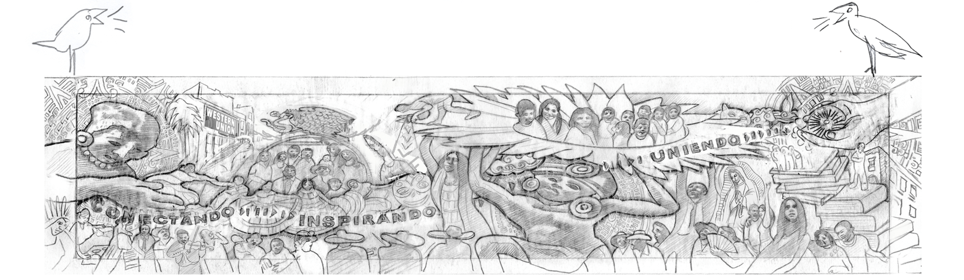 Mural sketch