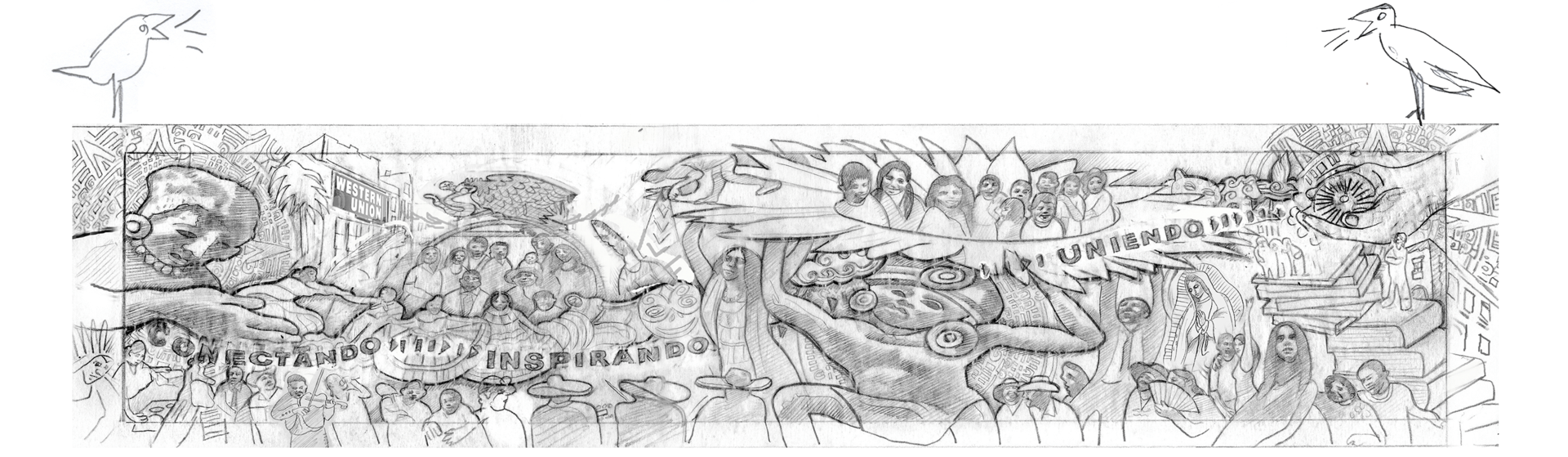 Mural sketch