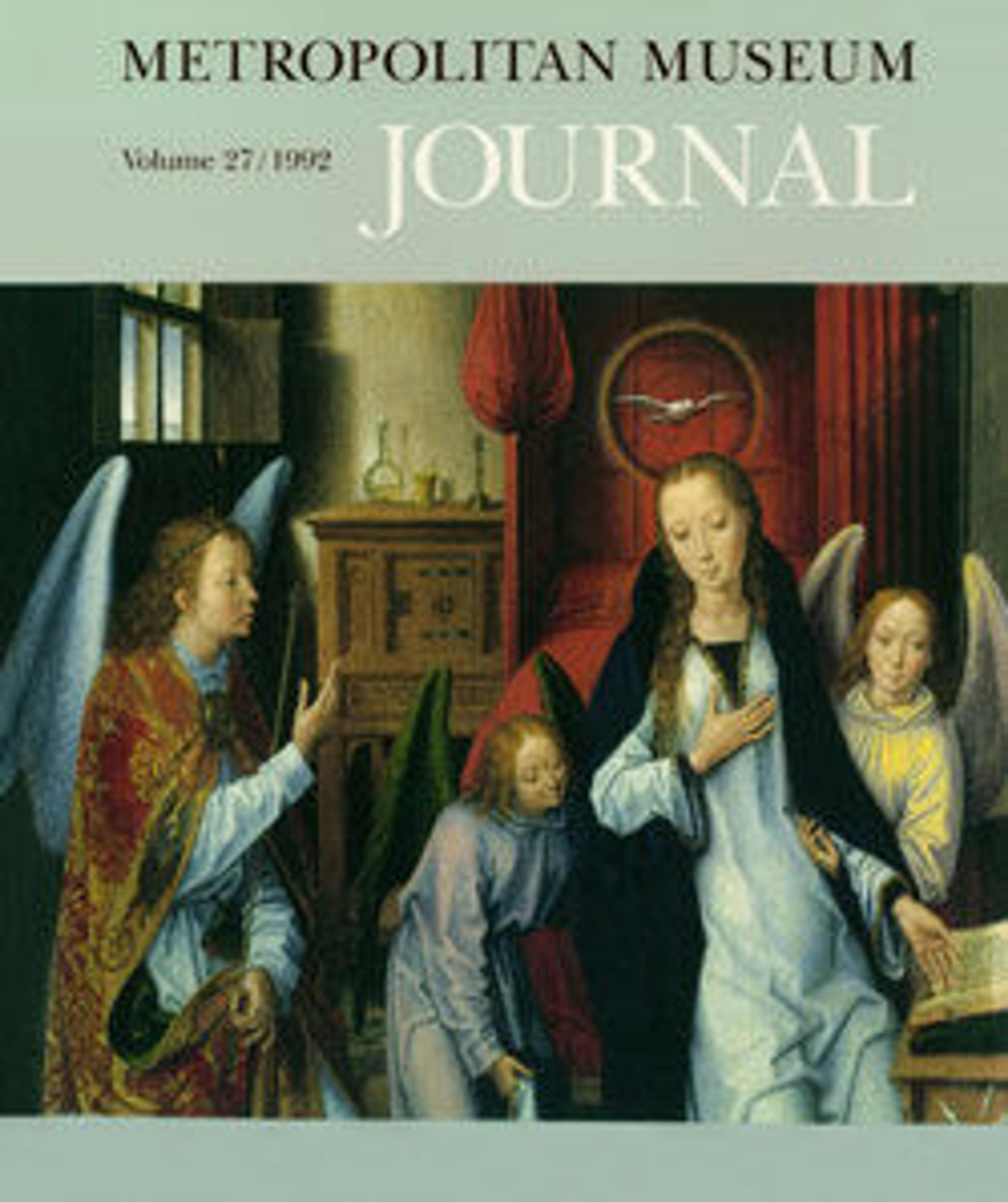 The Metropolitan Museum Journal, v. 27 (1992)