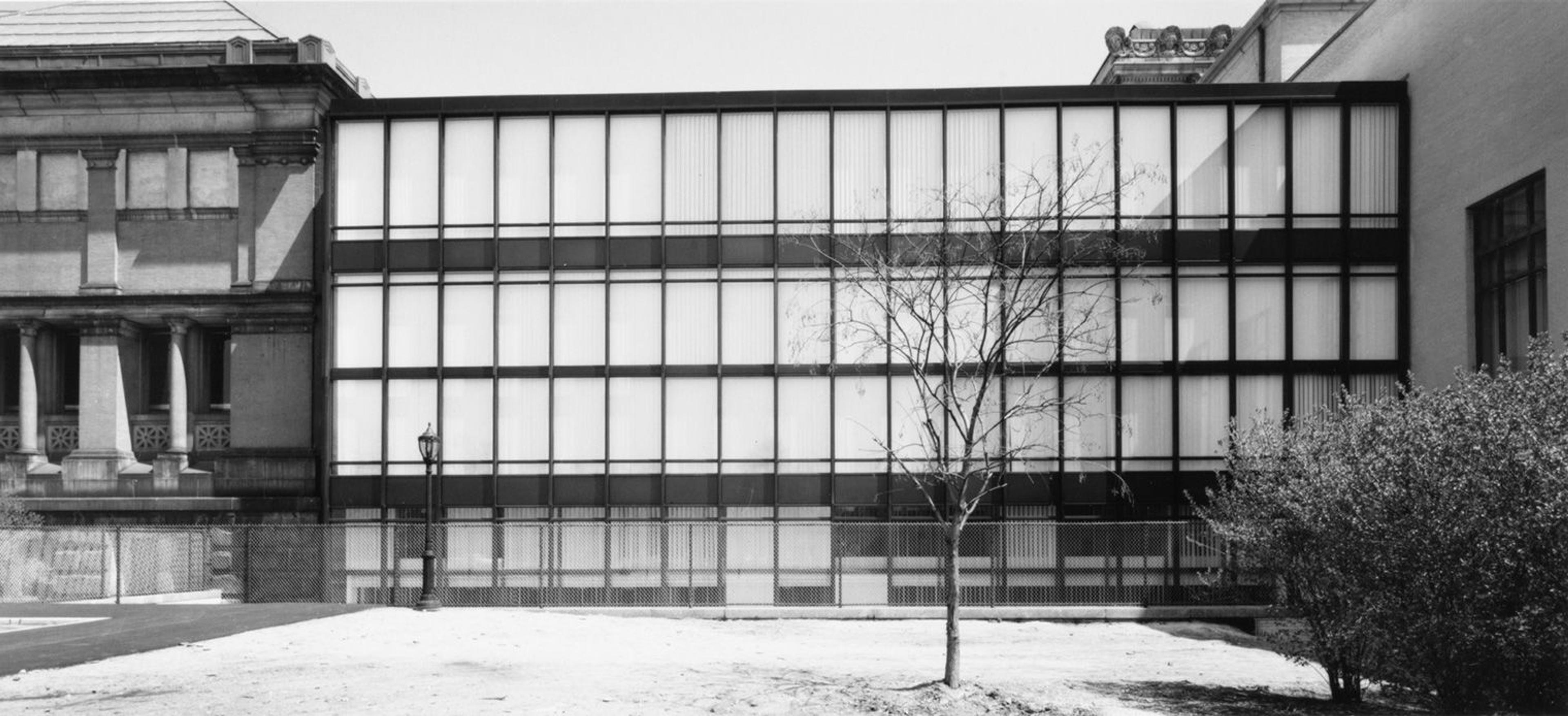 Exterior shot of Watson Library