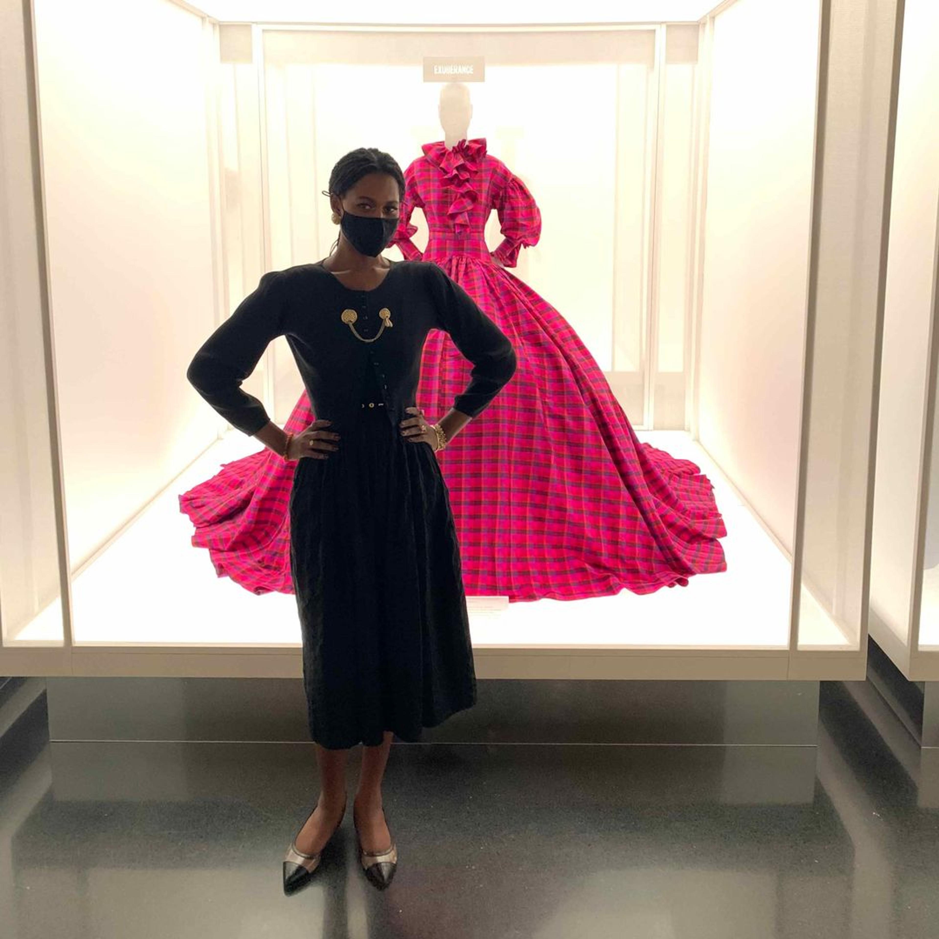 Kai at an exhibition