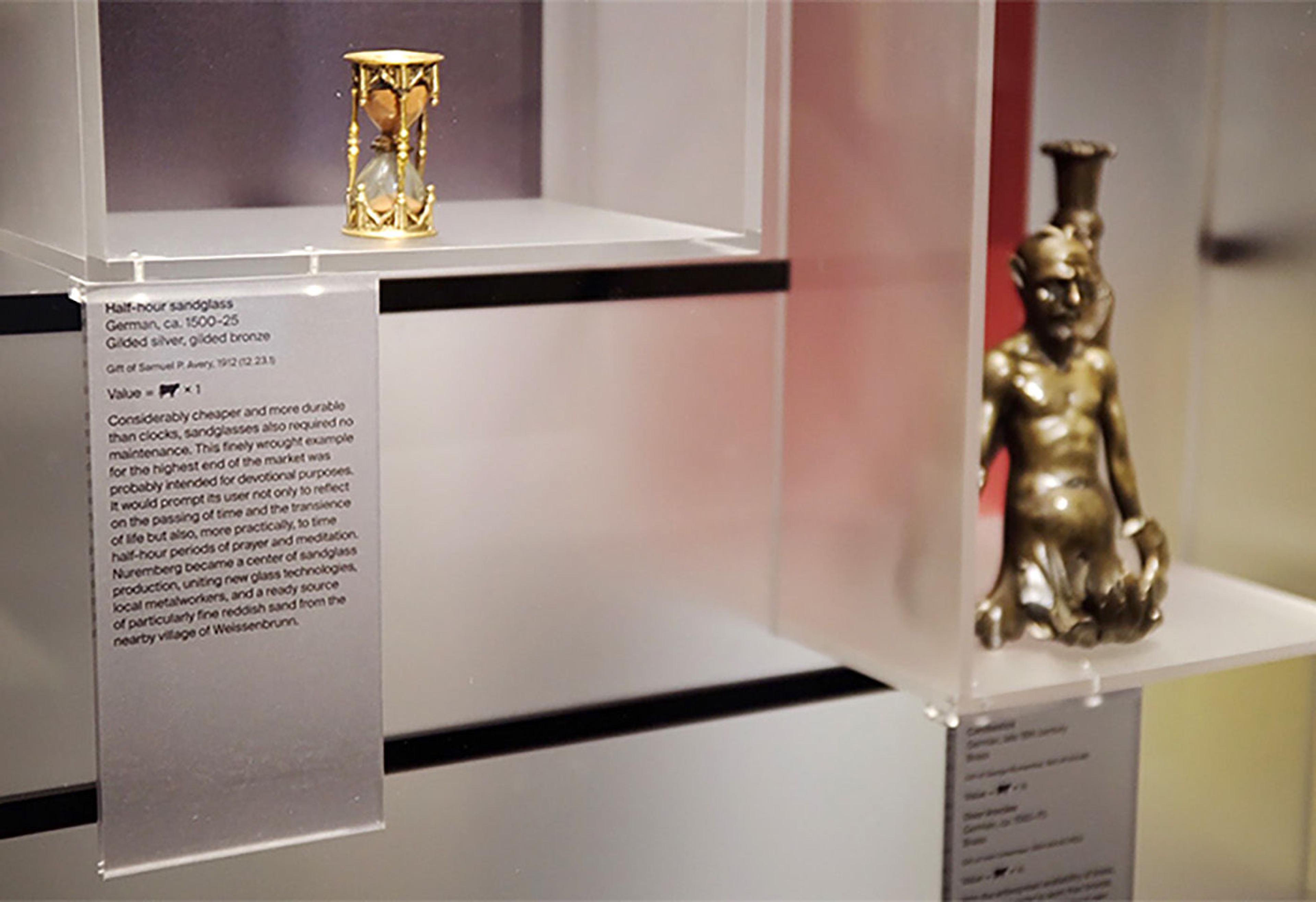 Objects on display in the Relative Values exhibition at The Met Fifth Avenue