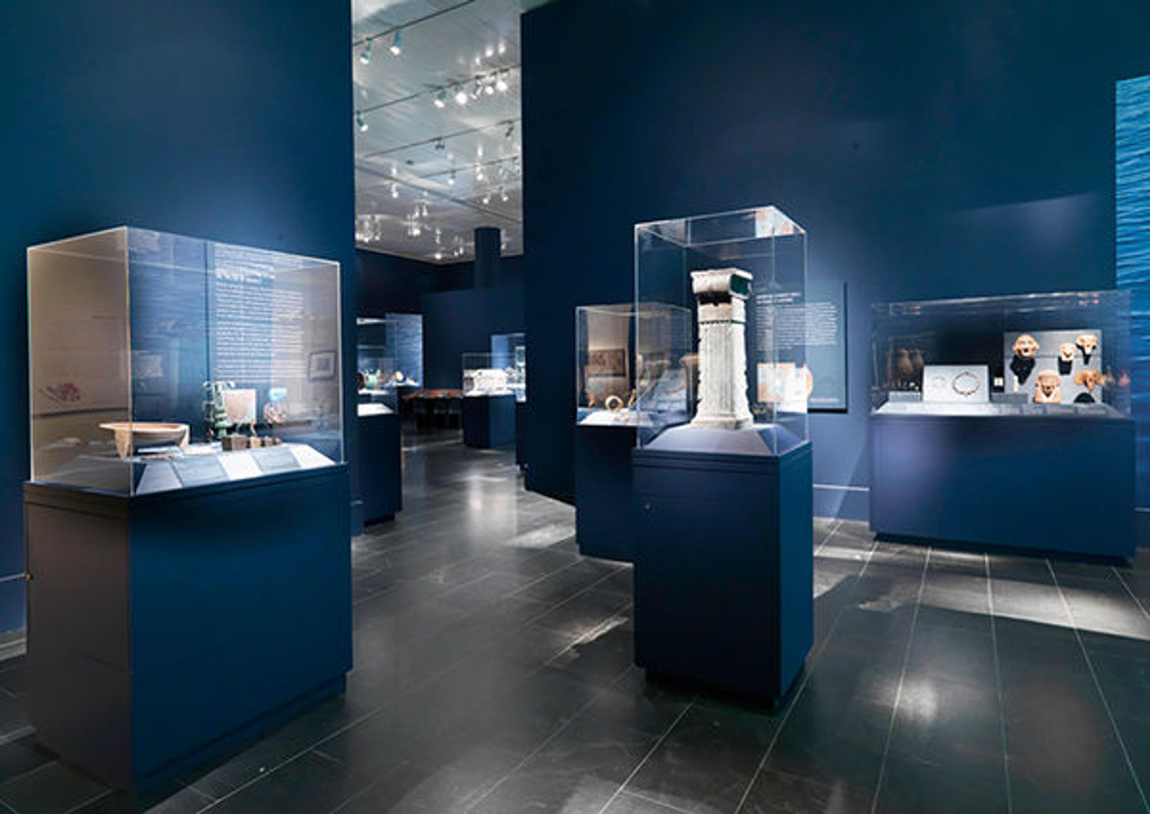 Installation view of Assyria to Iberia at the Dawn of the Classical Age (September 22, 2014–January 4, 2015), as installed in the Iris and B. Gerald Cantor Gallery
