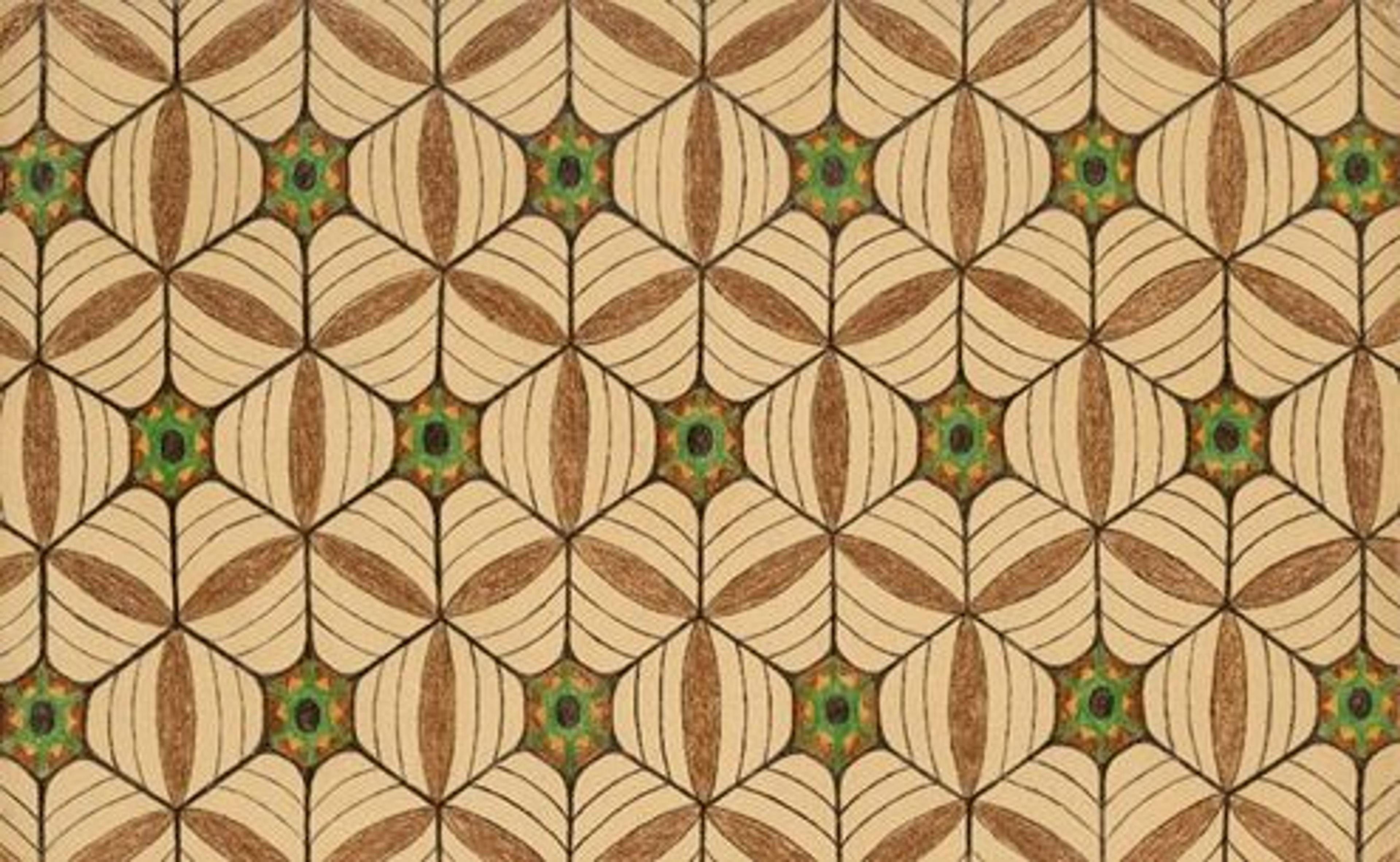 Dakota-inspired geometric pattern