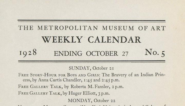 Weekly Calendar