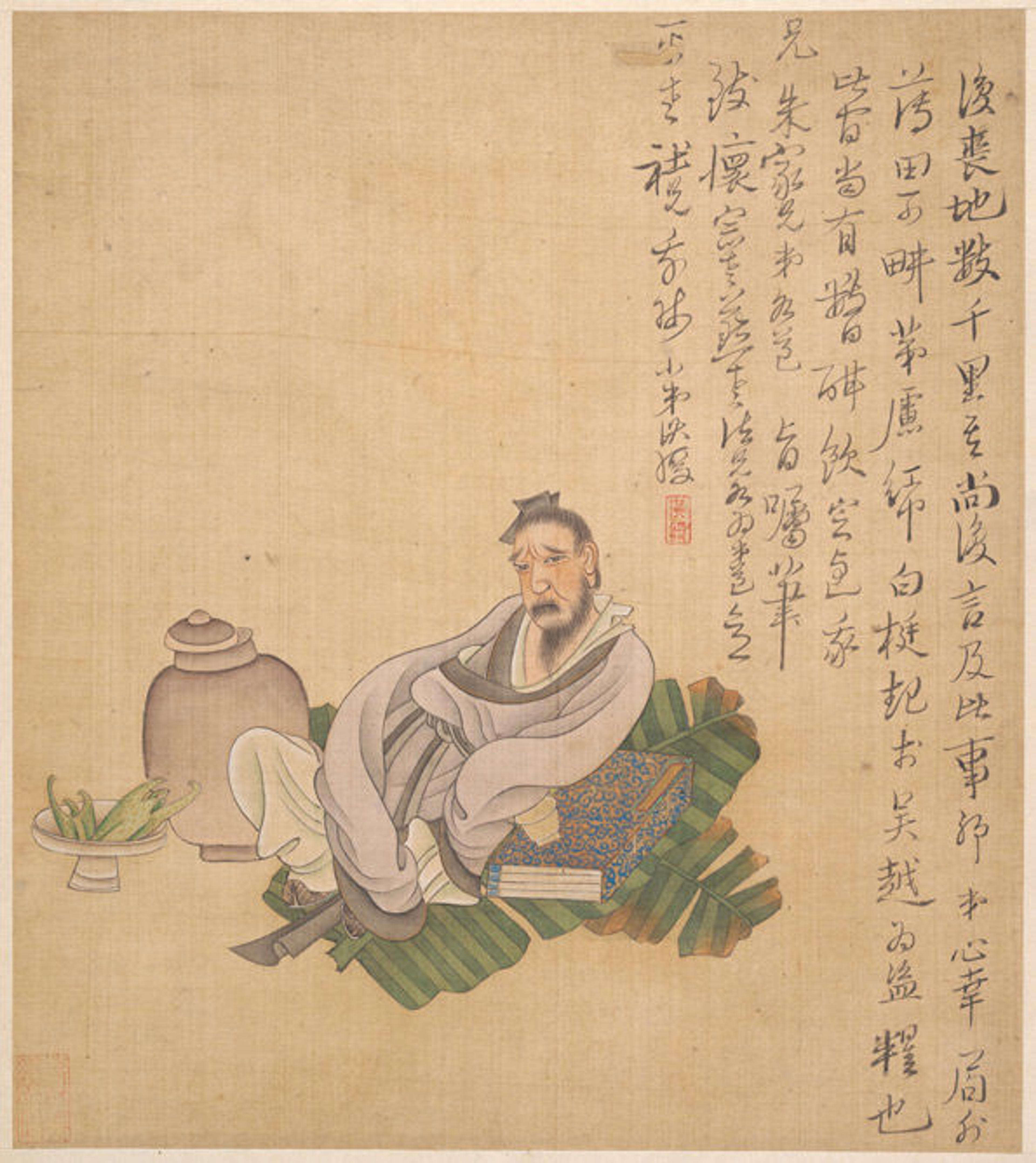 Chen Hongshou (1599–1652). Self-Image, Leaf A, undated