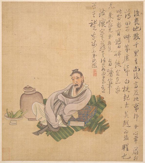 Chen Hongshou (1599–1652). Self-Image, Leaf A, undated