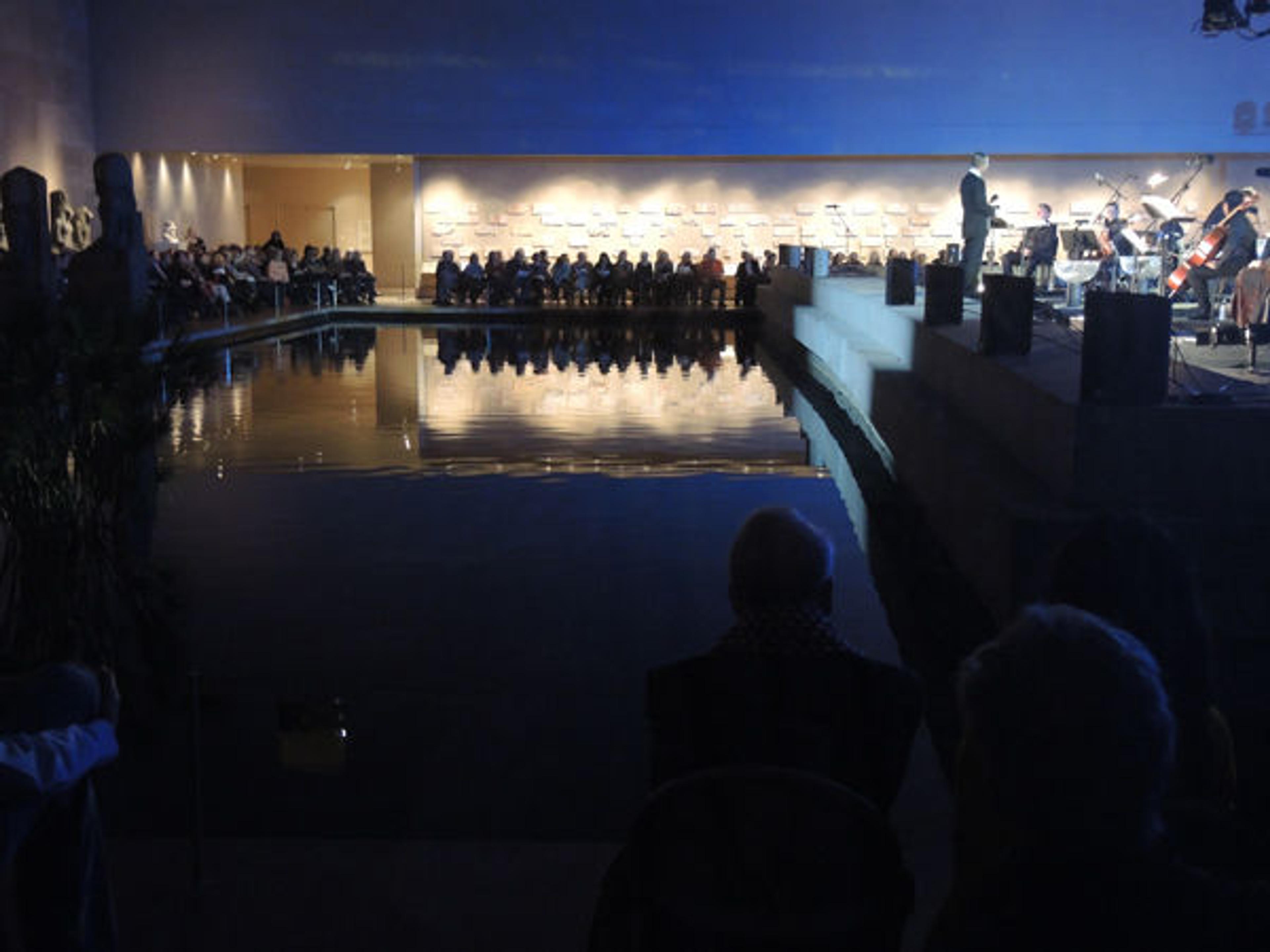 Tan Dun's Water Passion performed in The Temple of Dendur in The Sackler Wing
