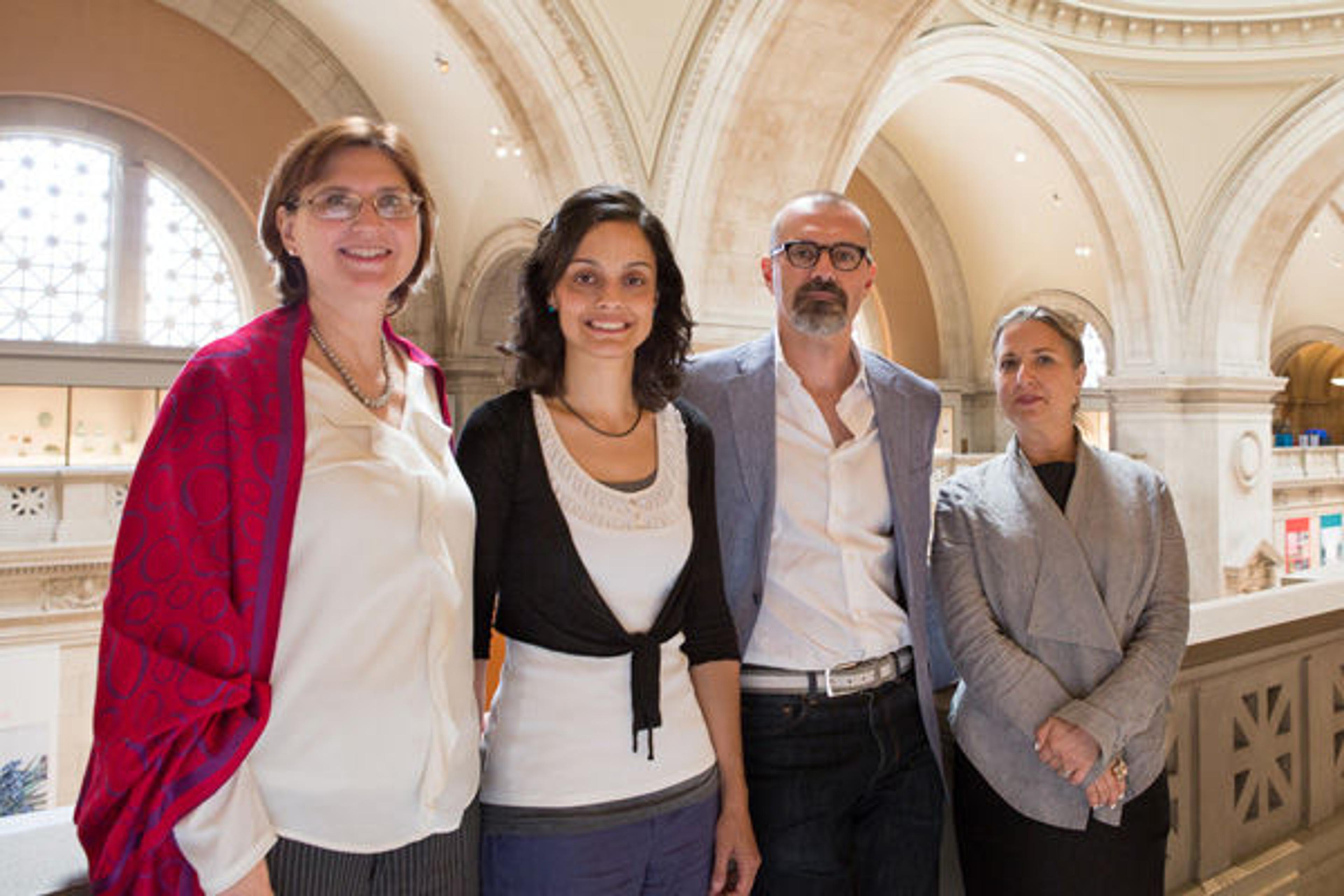 Julie Arslanoglu, Federica Pozzi, Marco Leona, and Carol Stringari