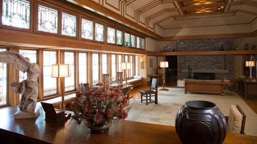 Image for Frank Lloyd Wright designed this pavilion as a living room and small concert space