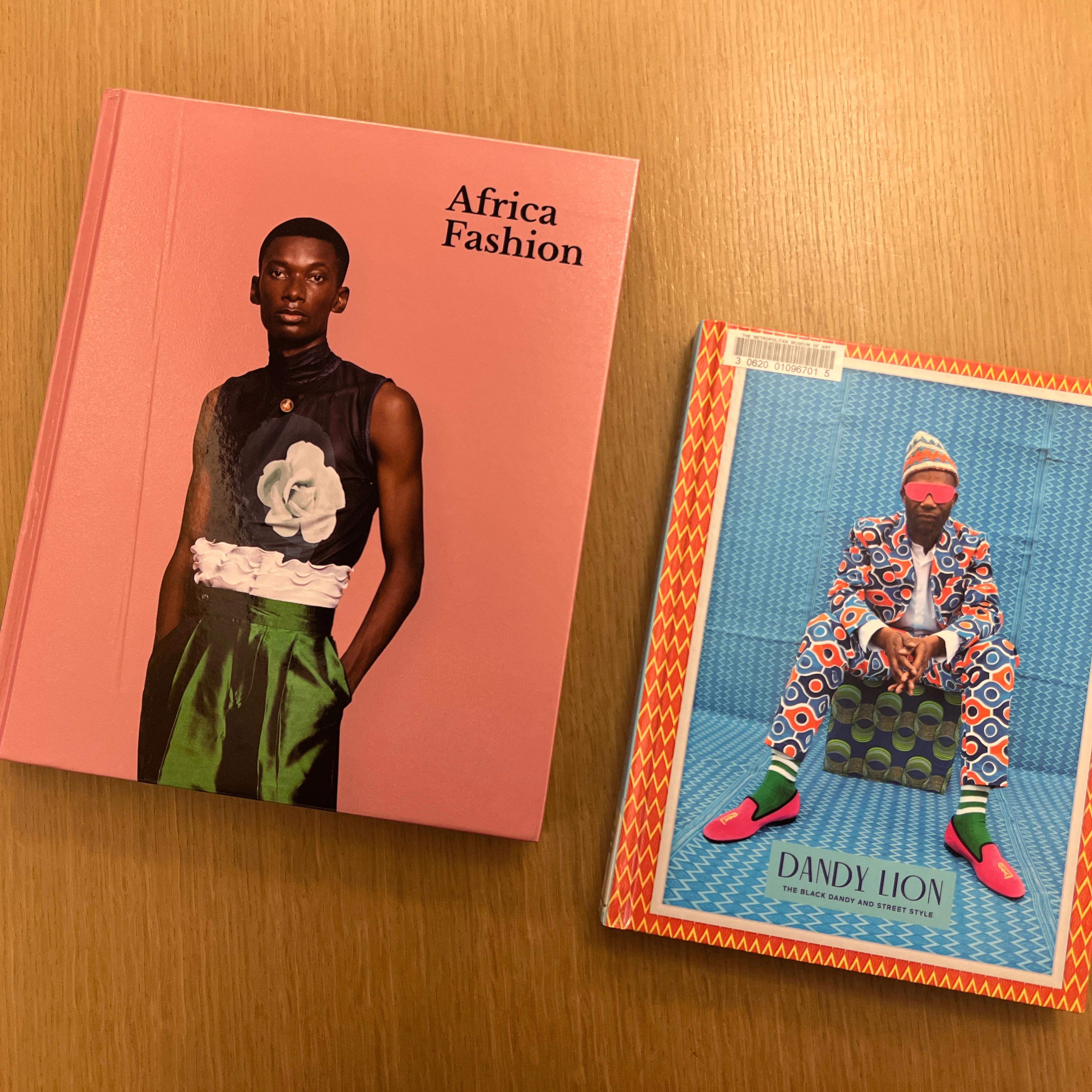 Colorful covers of two books