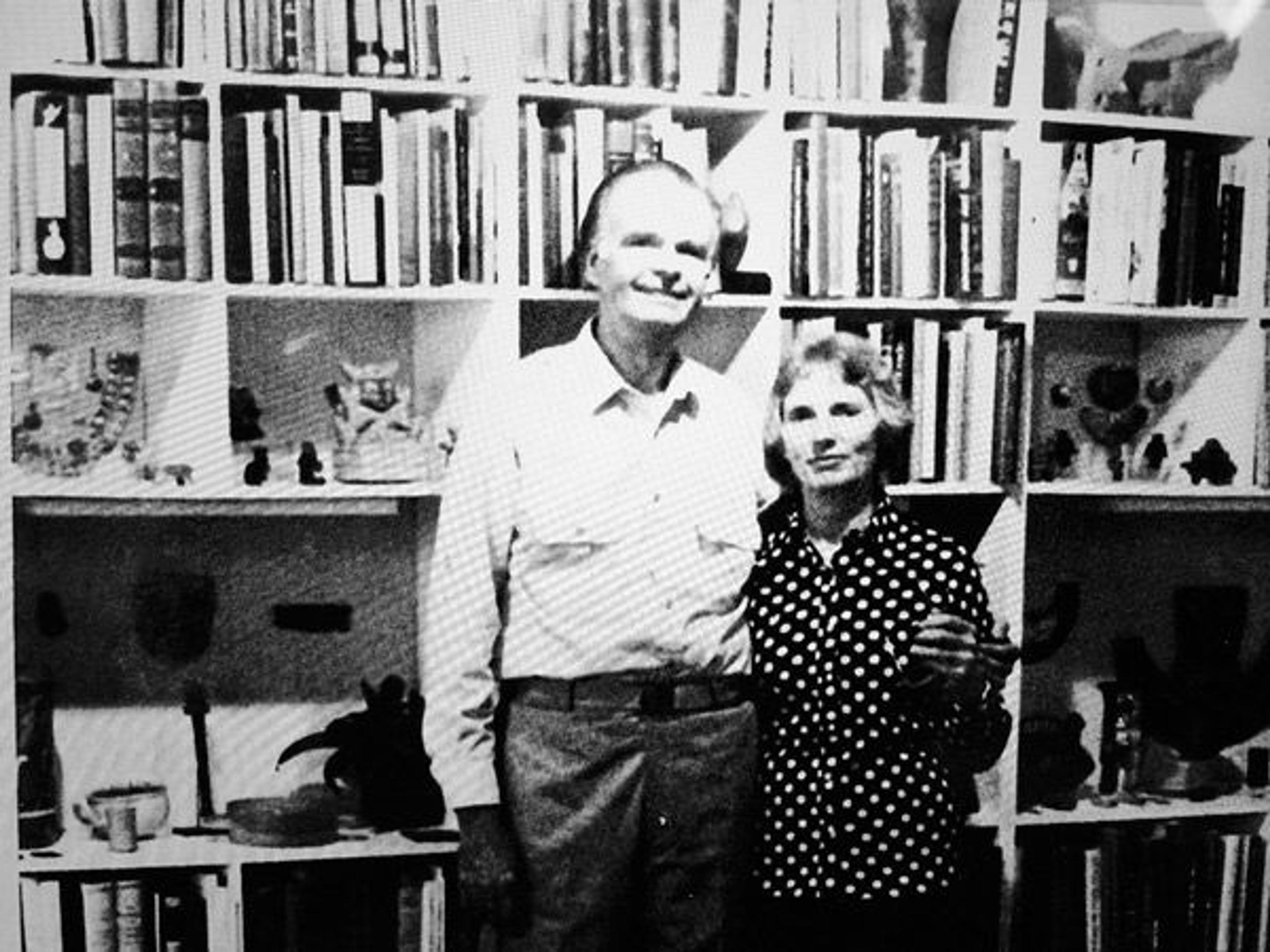 Laurence and Cora Witten in 1984, shortly before his collection traveled to the National Music Museum