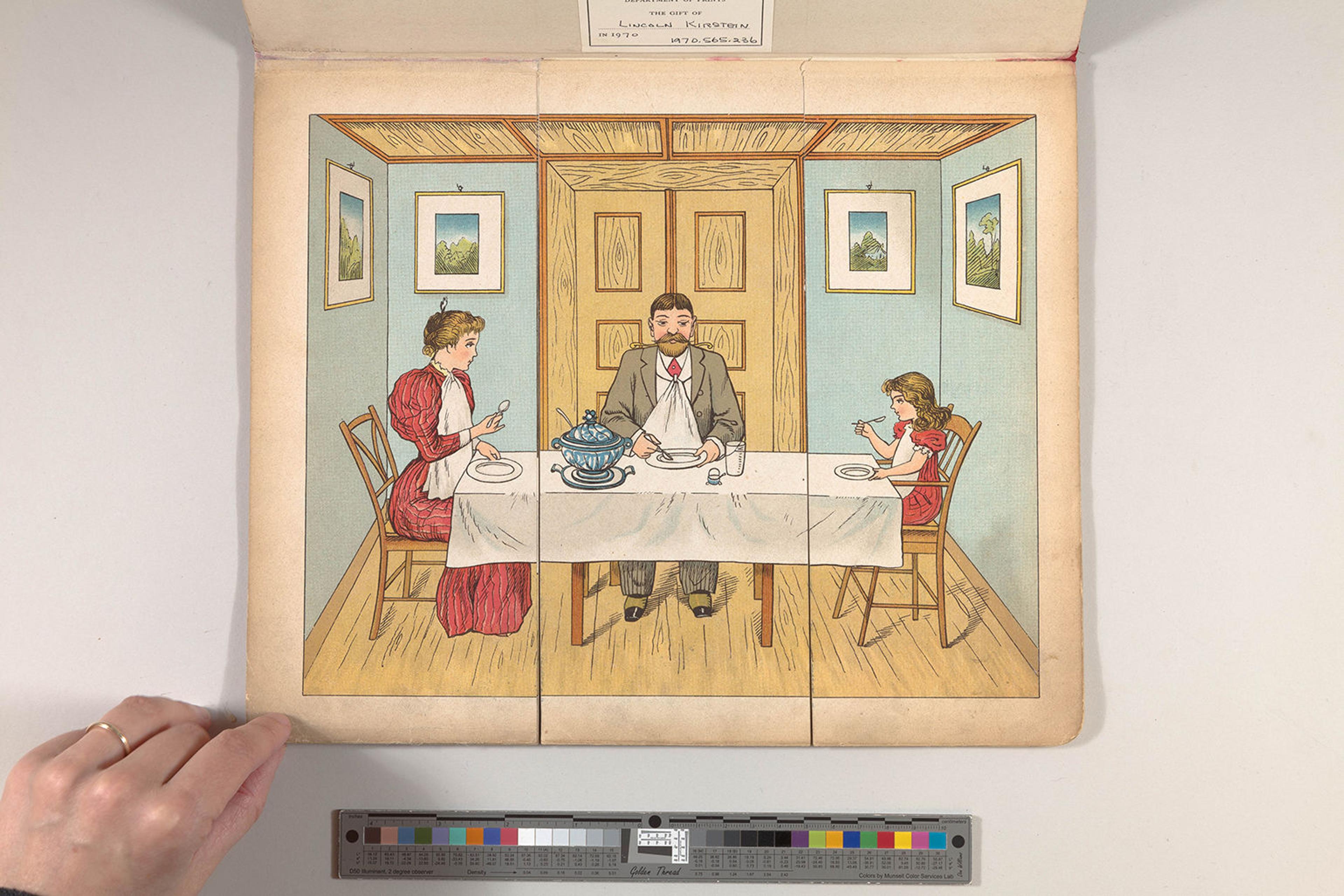 Diners at a table