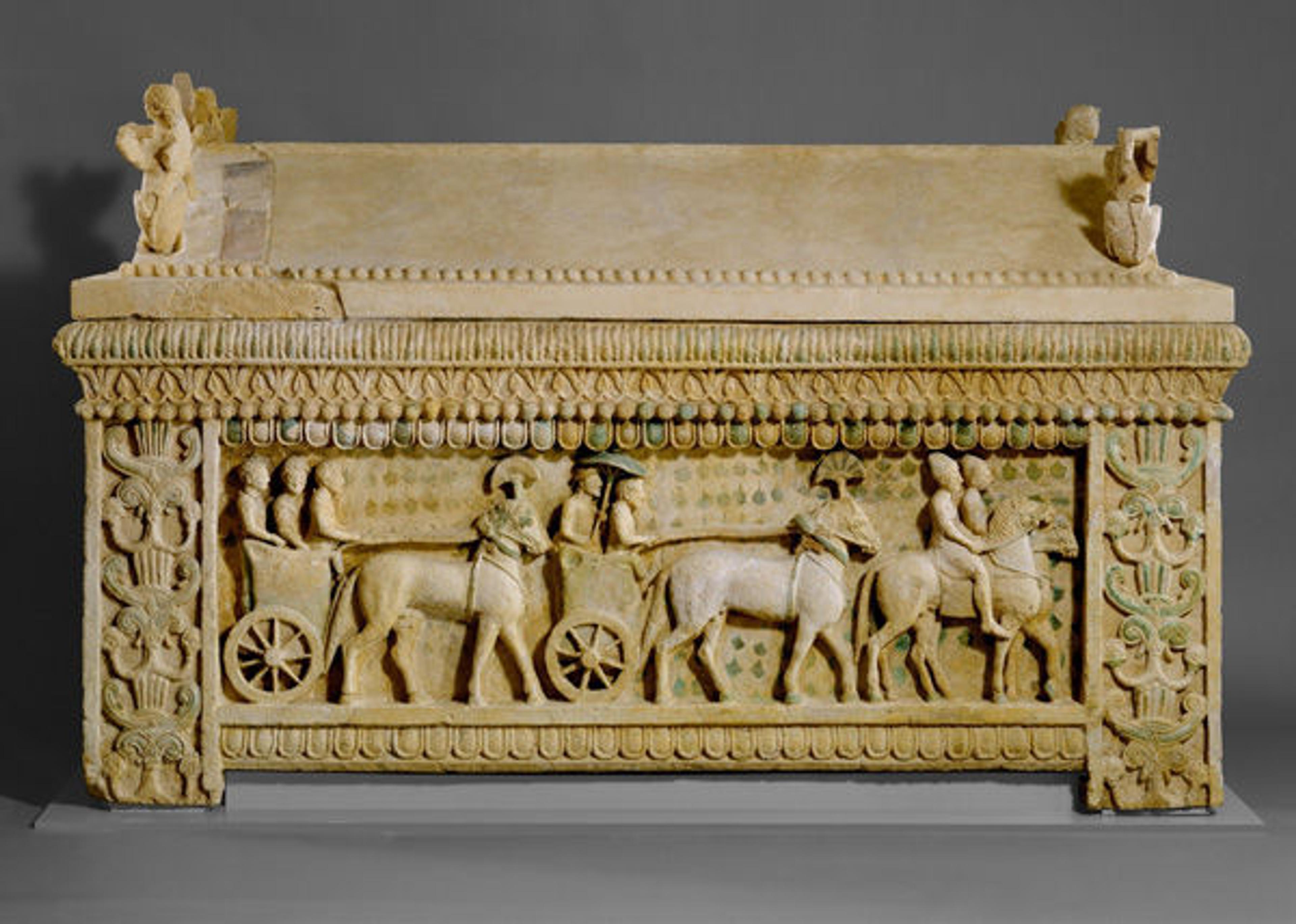 Sarcophagus, second quarter of 5th century B.C.