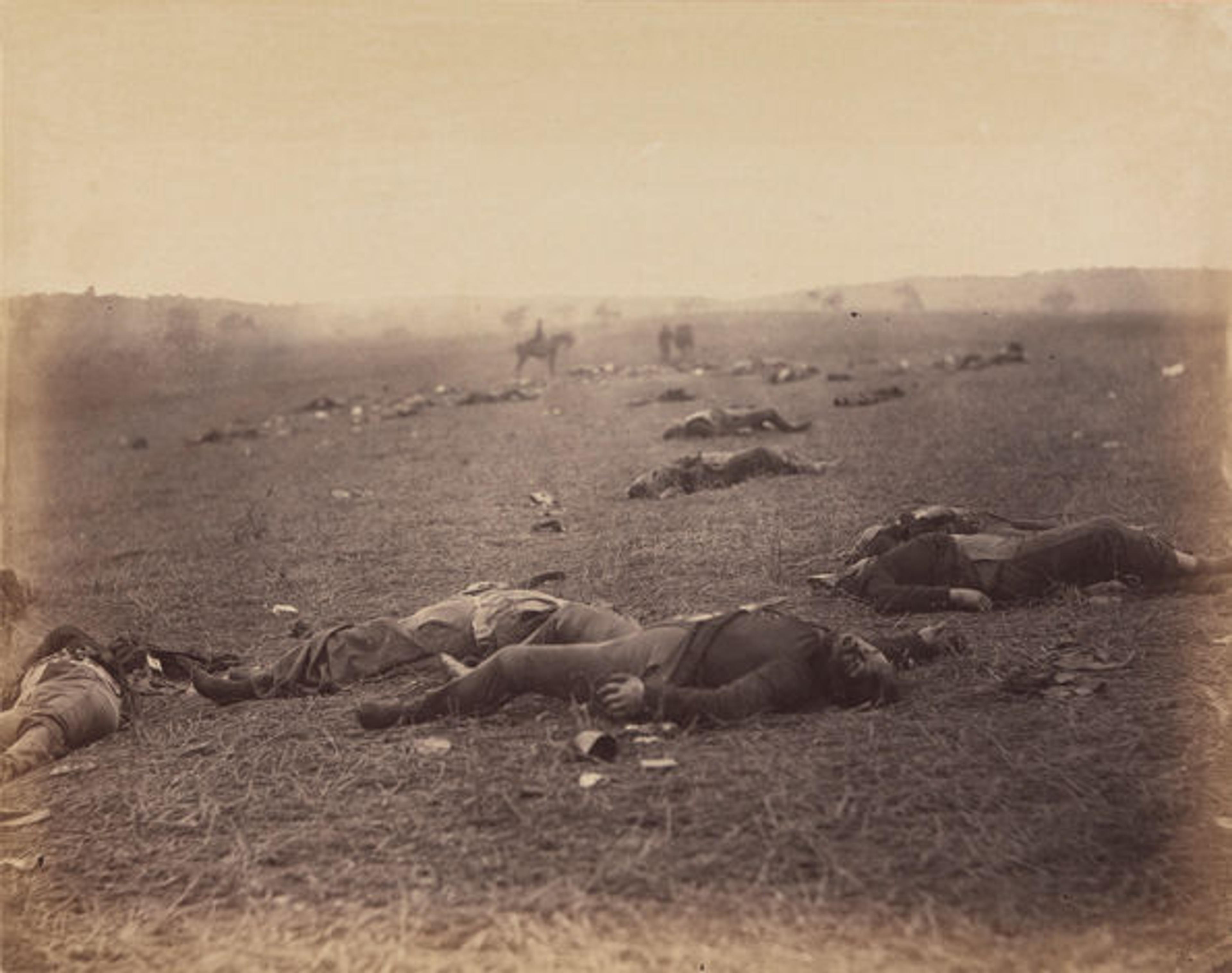 Timothy H. O'Sullivan | A Harvest of Death, Gettysburg, Pennsylvania | 2005.100.1201