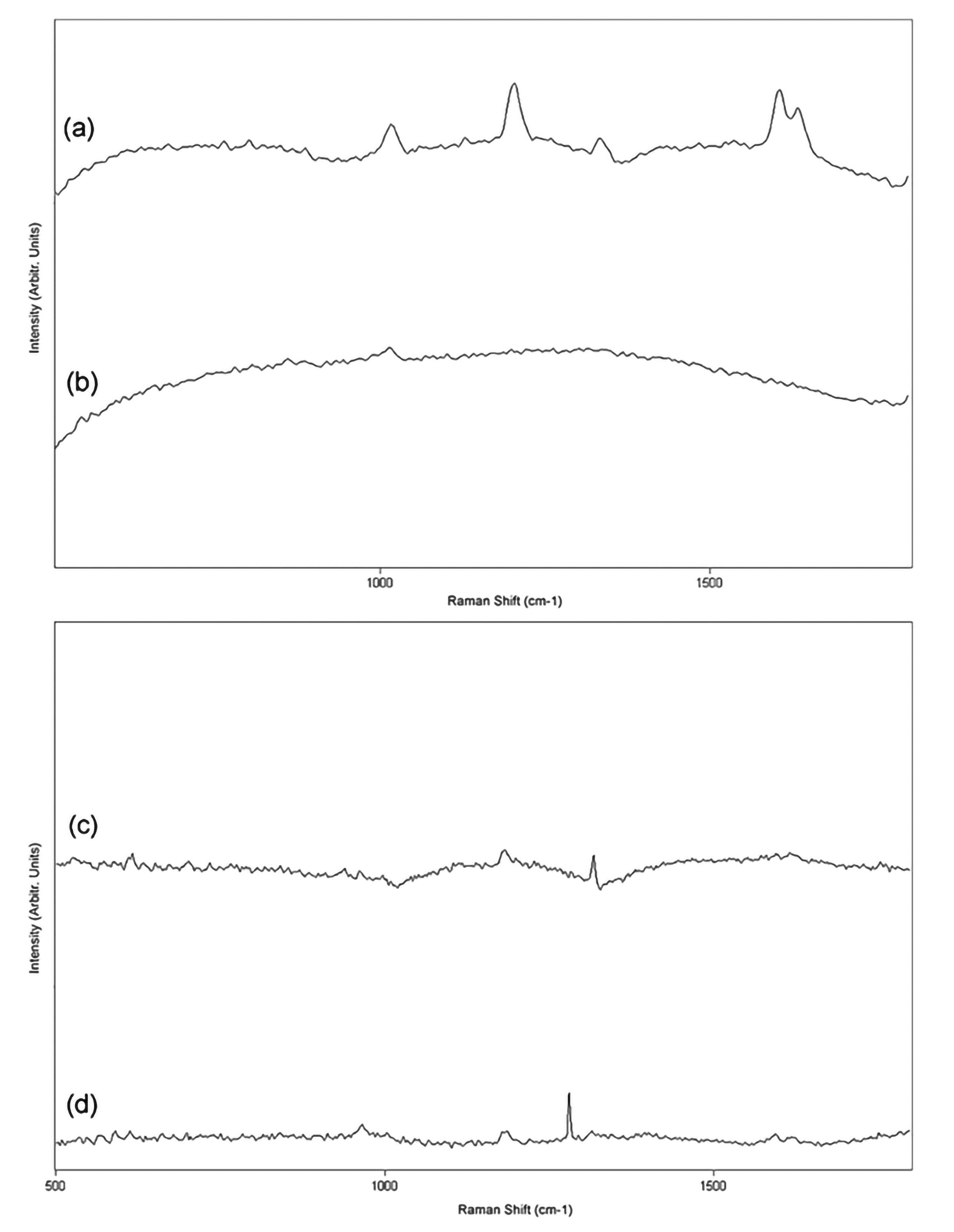 Two graphs comparing Immuno-SERS results for the Saint John statue