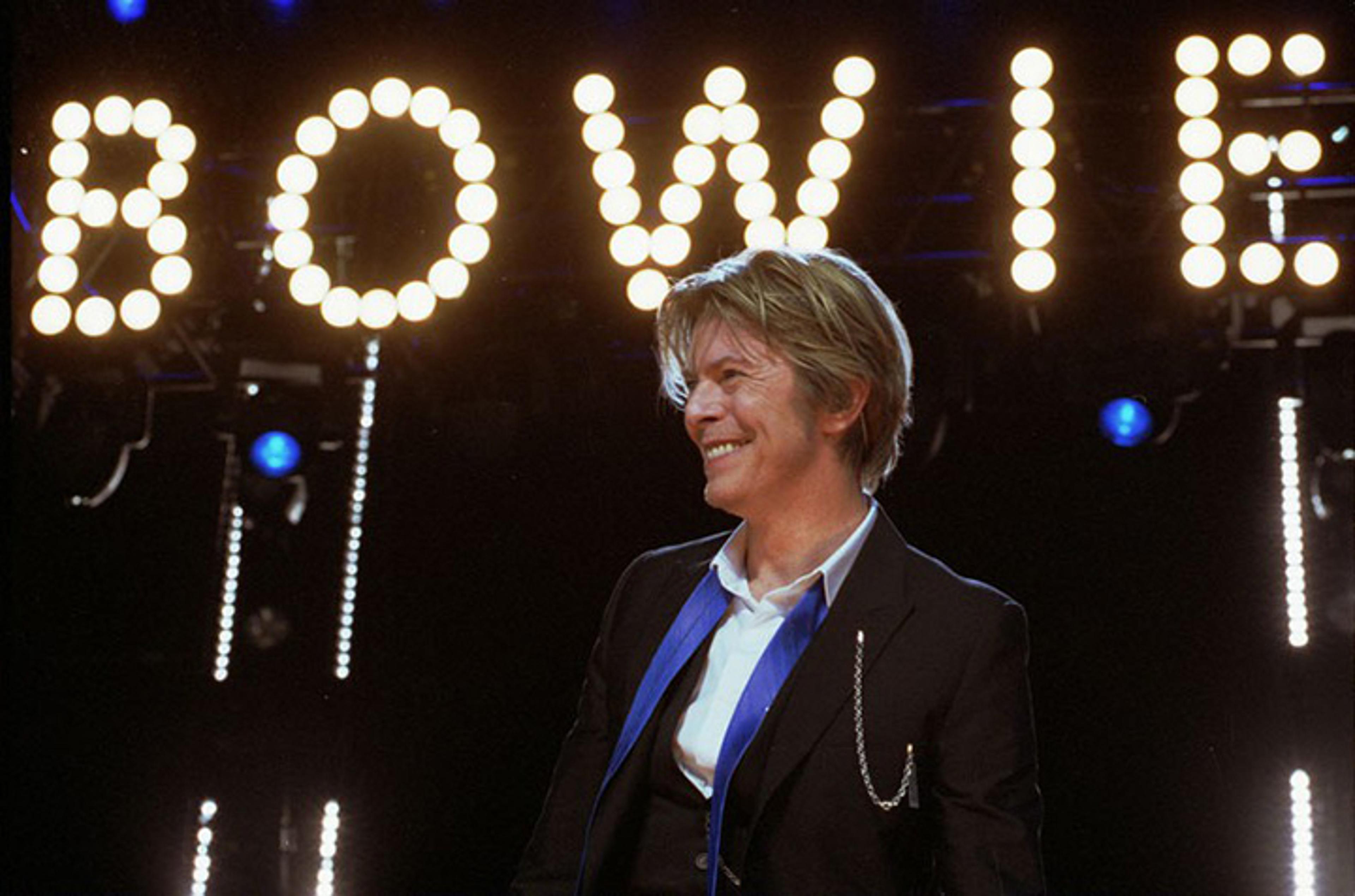 David Bowie in Chicago in 2002