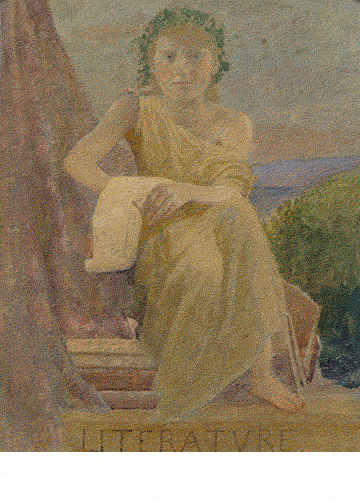 GIF revealing the various layers of a Louis Comfort Tiffany painting