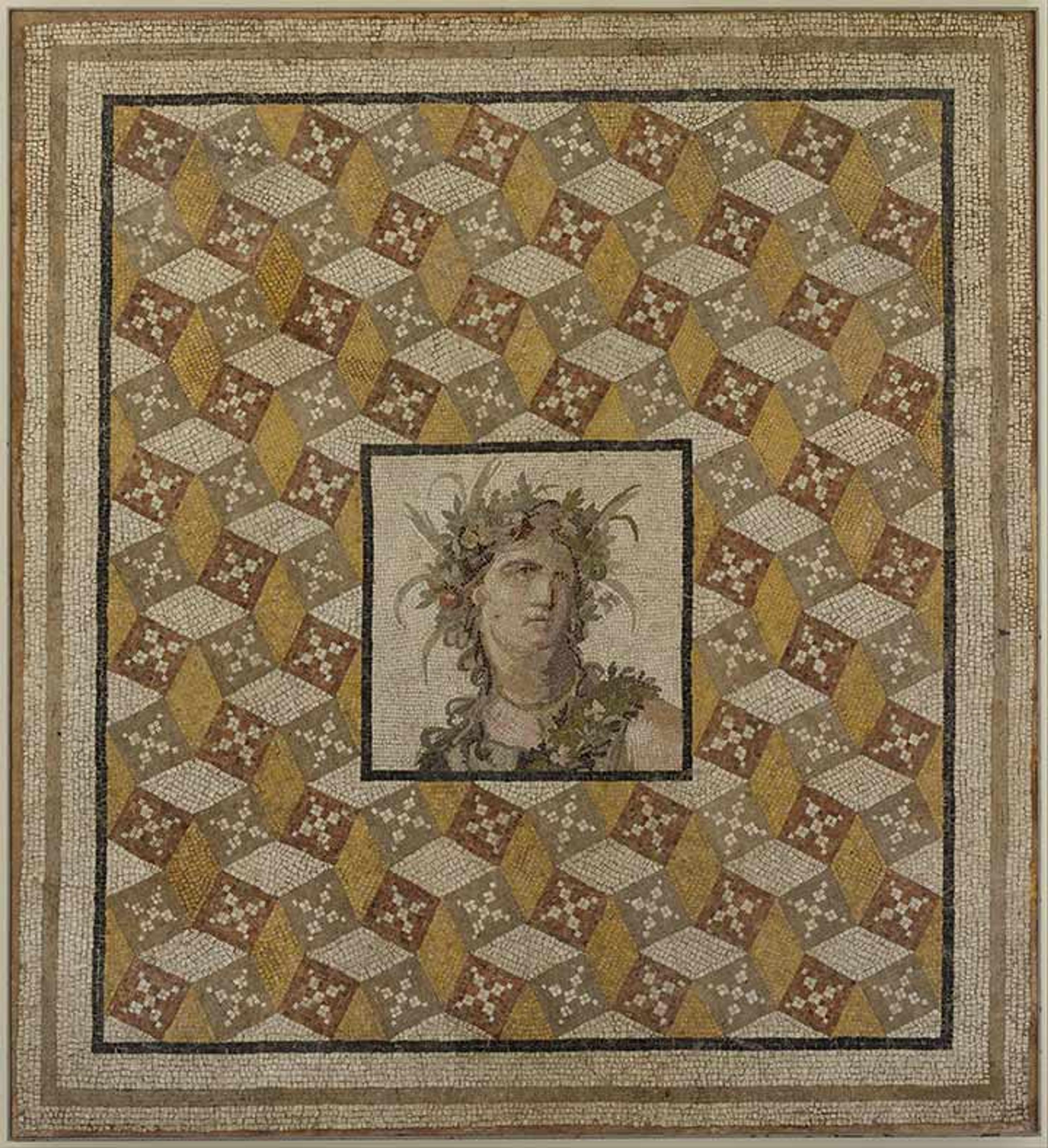 Roman mosaic floor panel