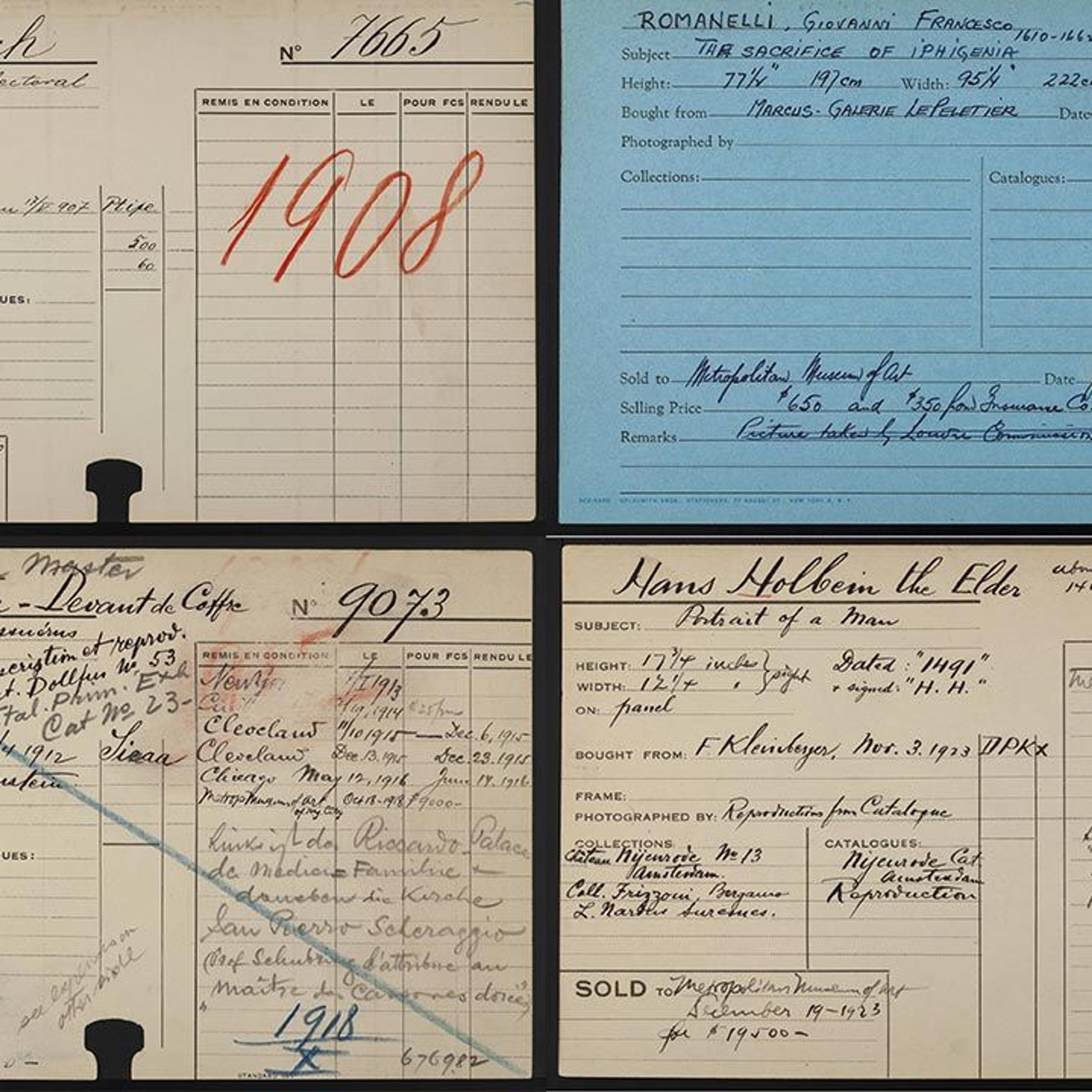 4 gallery sales cards