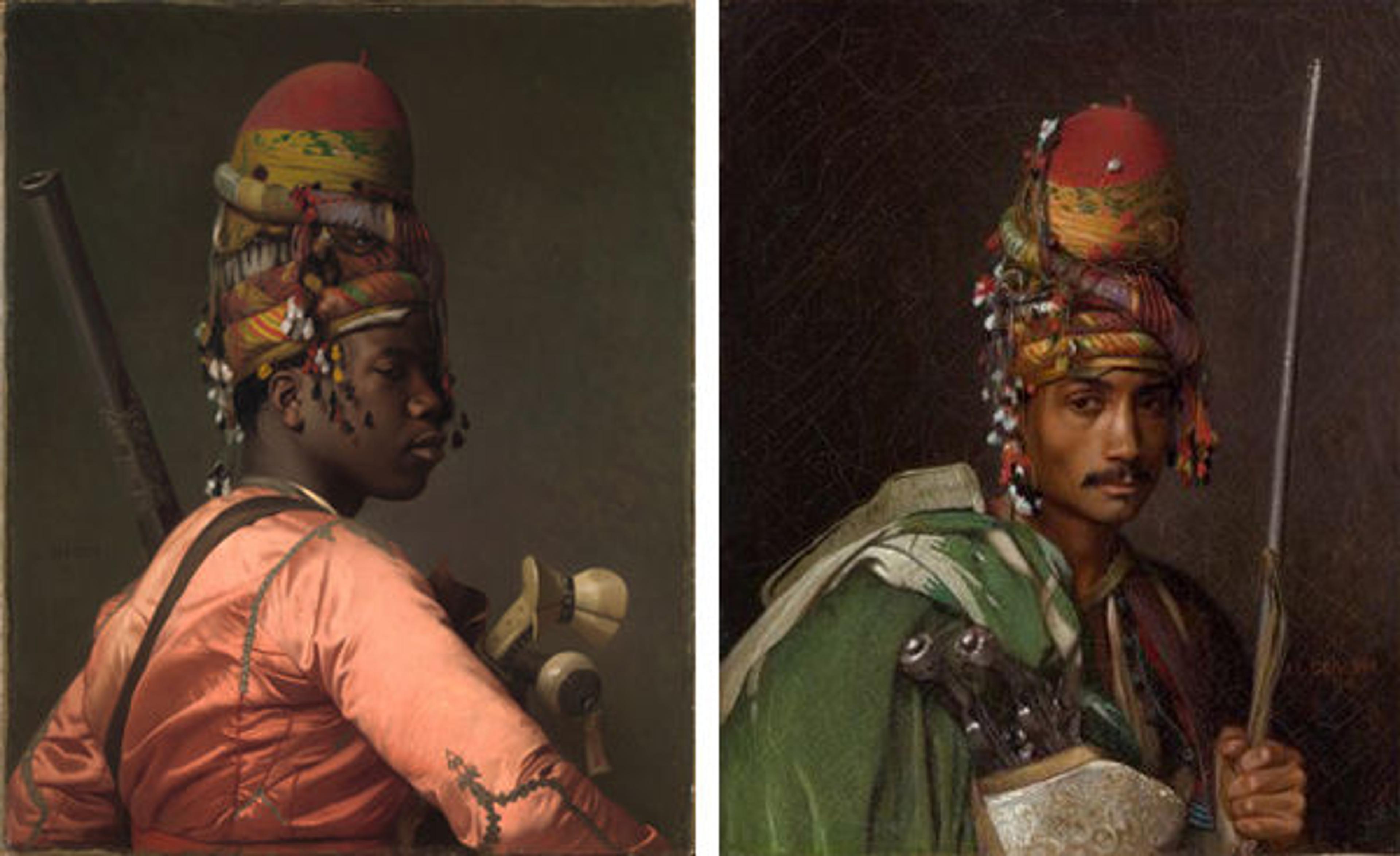 Composite of two works by Gérôme