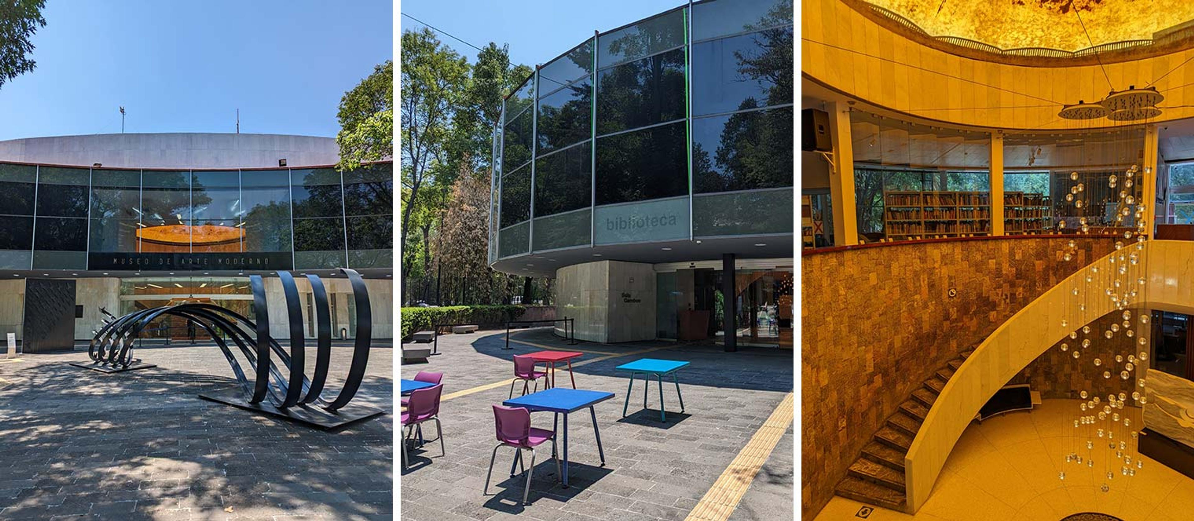 Two exterior shots and one interior