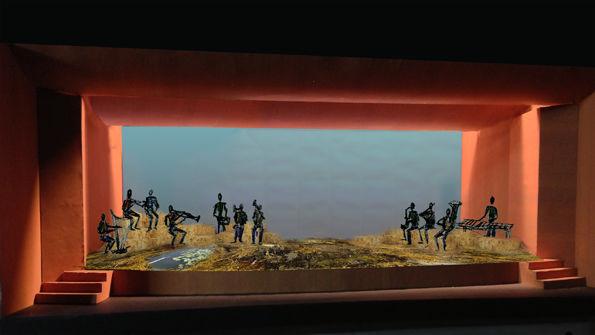 Set design sketch for Gloria—A Pig Tale, courtesy of Doug Fitch