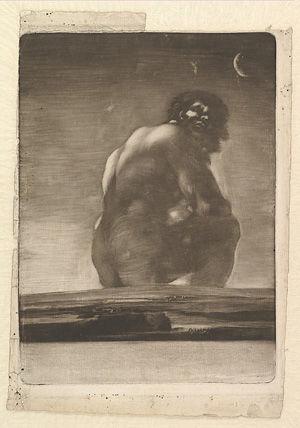 Francisco de Goya y Lucientes (Spanish, 1746-1828), Giant, 1818