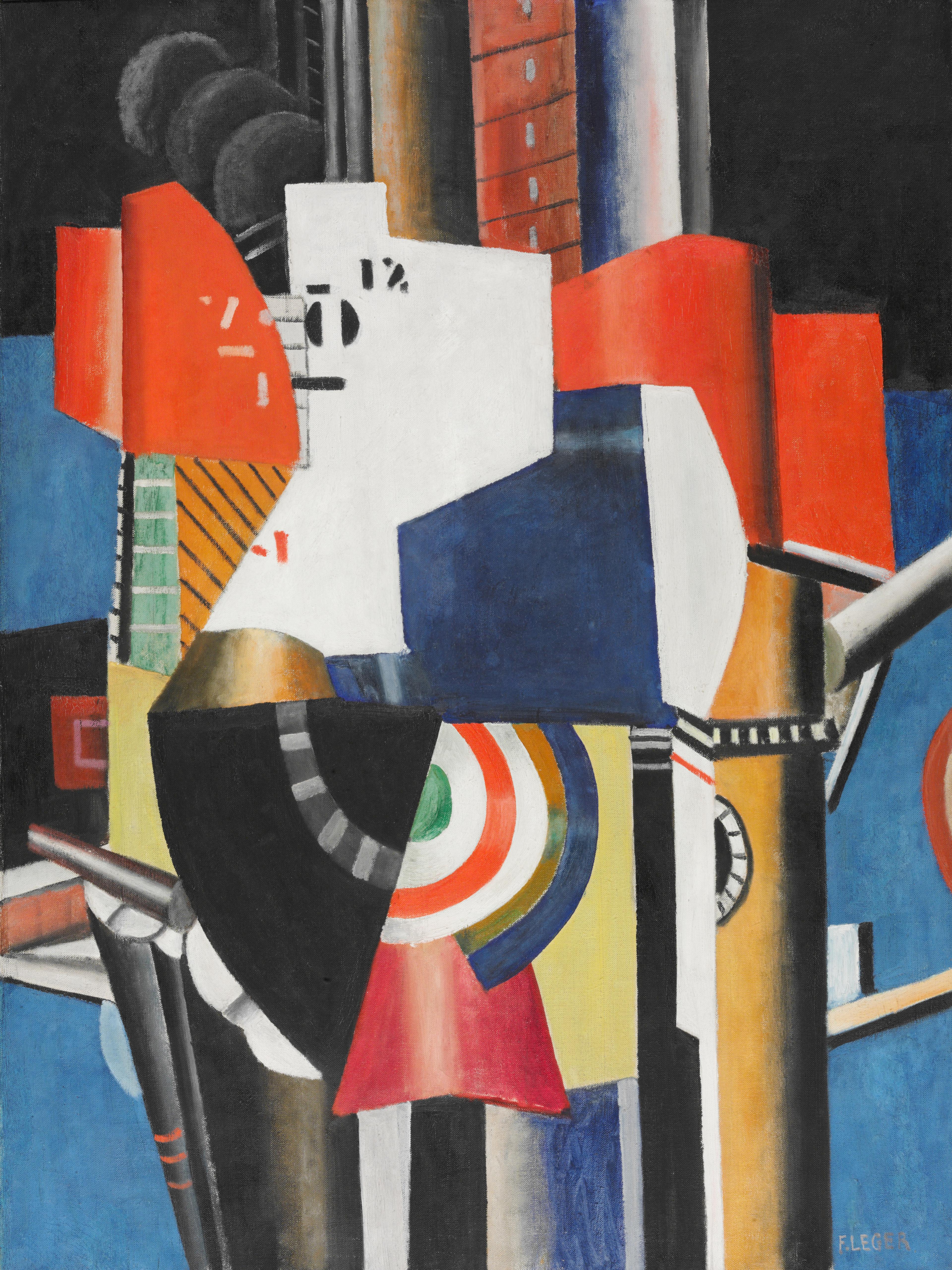 Image of Fernand Léger, La Ville (fragment, 3e état), 1919.