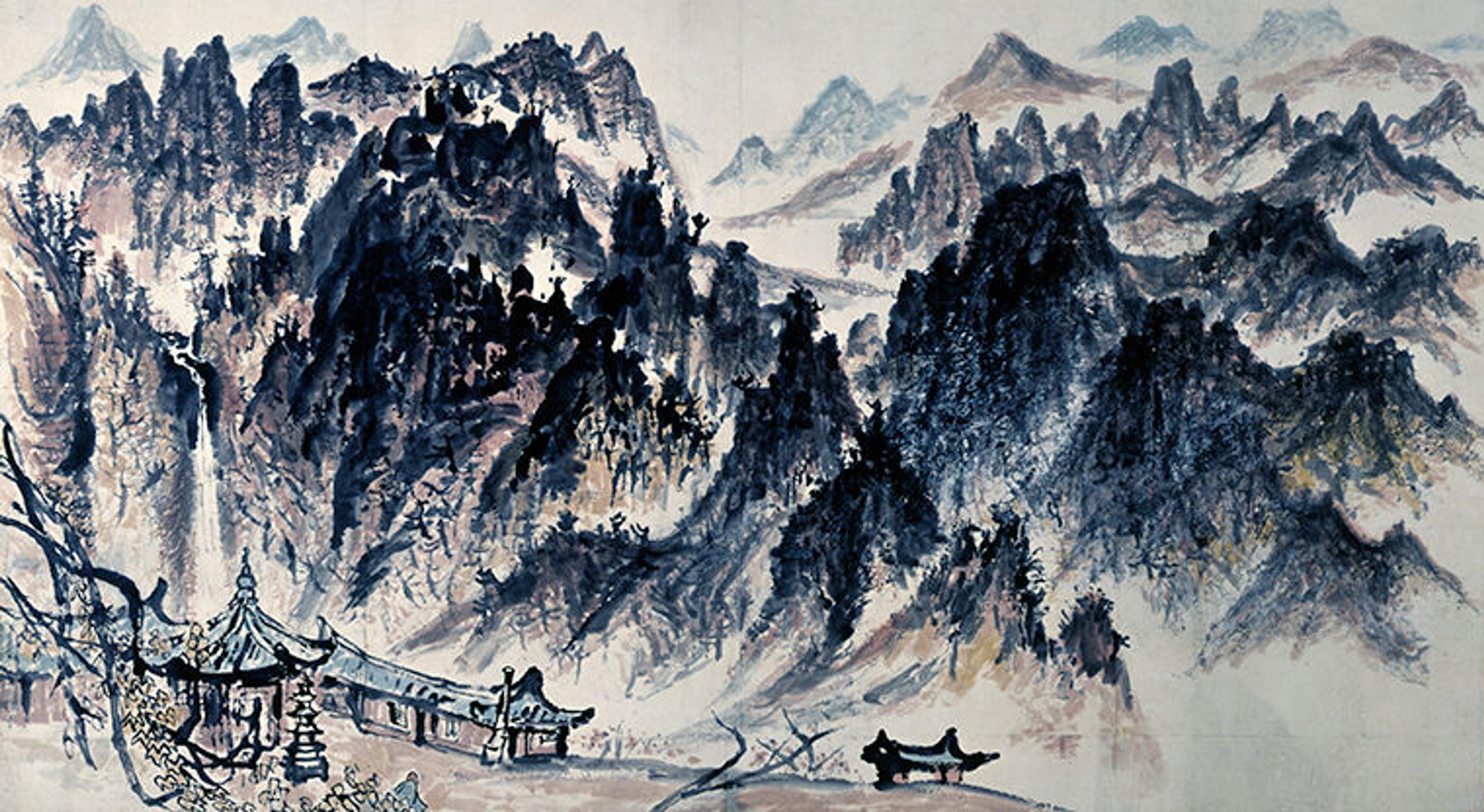 Lee Ungno View of Geumgang from Jeongyang Temple