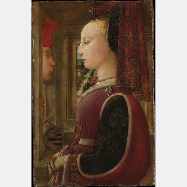 Cover Image for 5058. Portrait of a Woman with a Man at a Casement