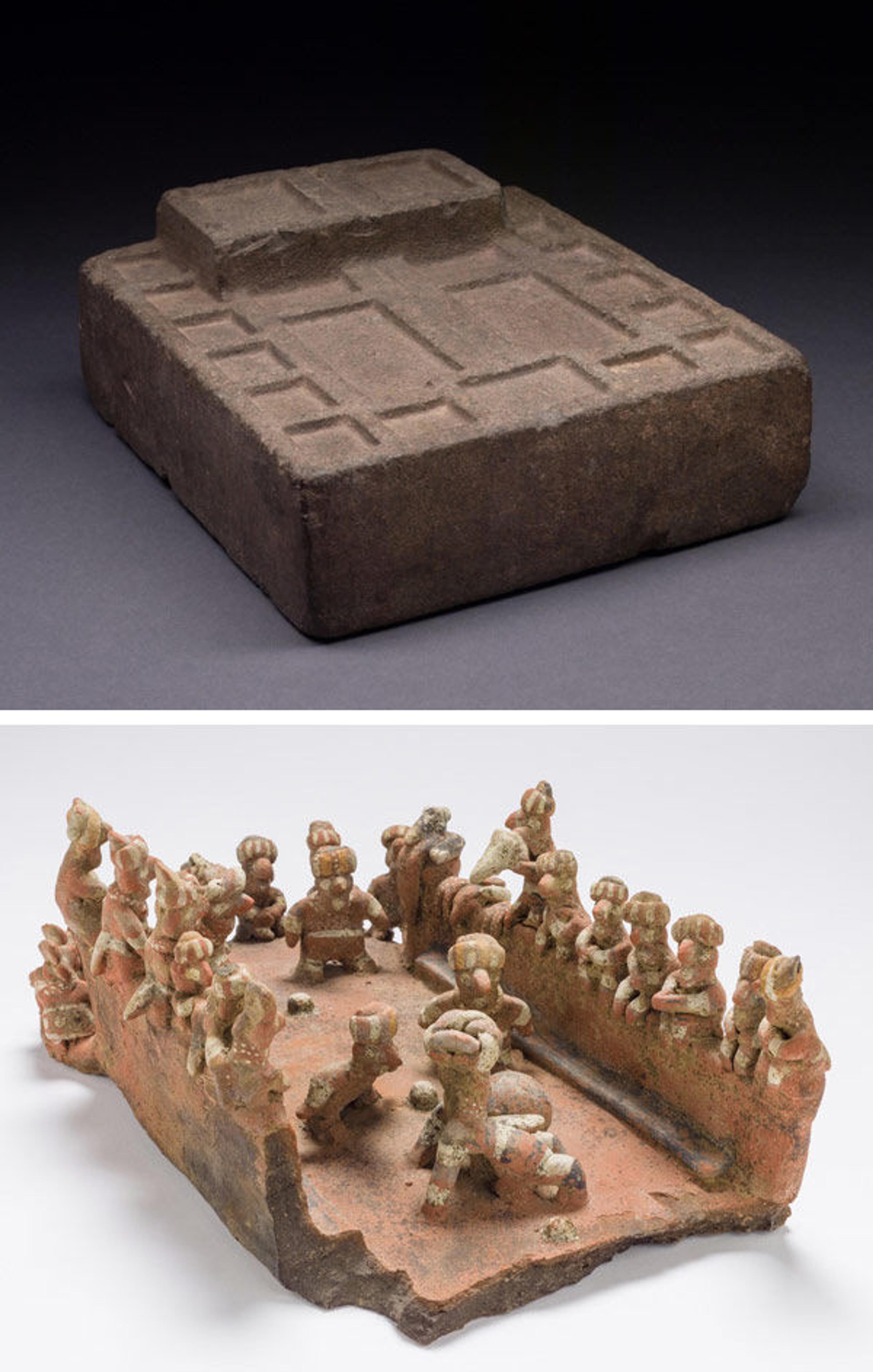 Game board (yupana); Ball-court model