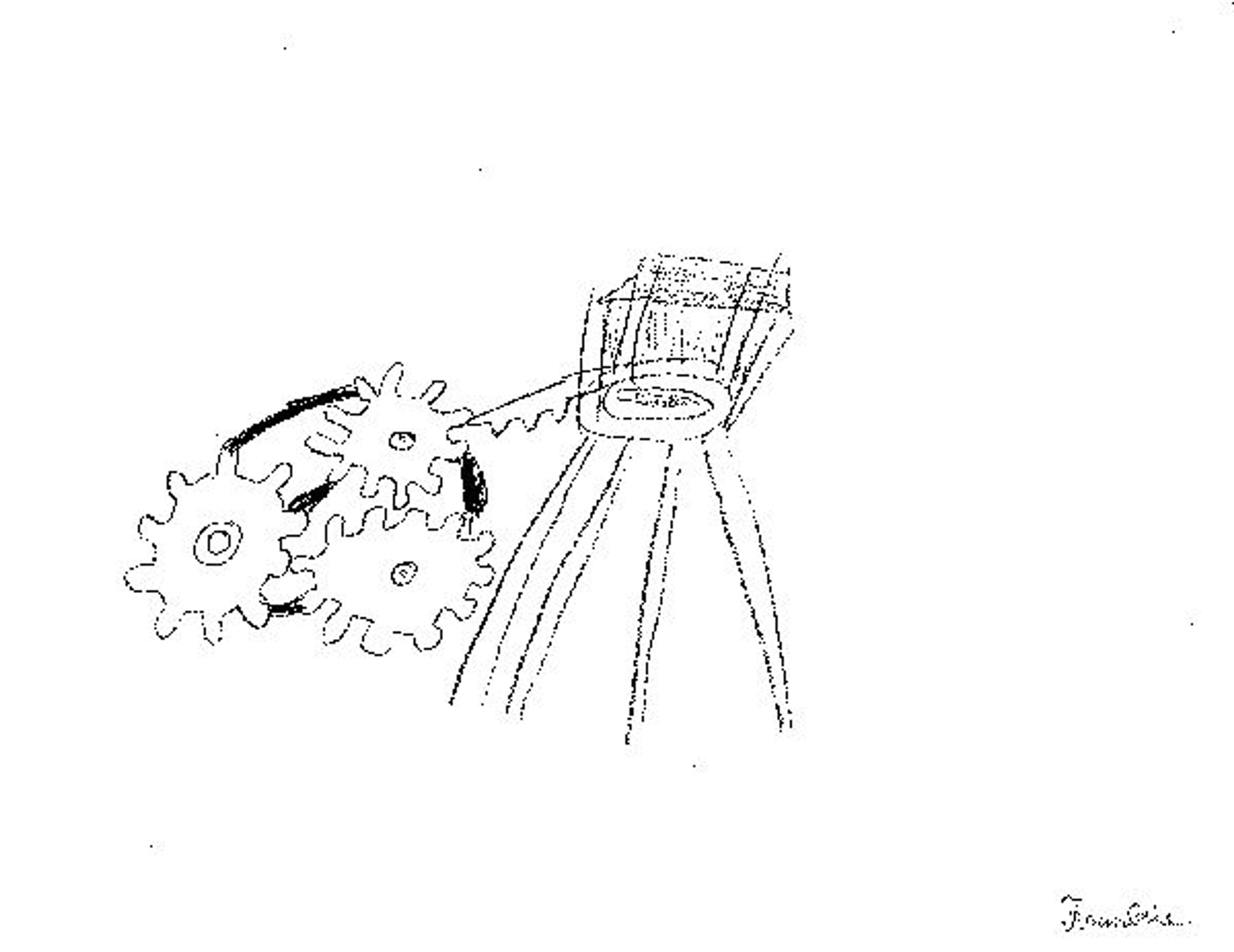Time Machine Drawing by Franklin, age 9