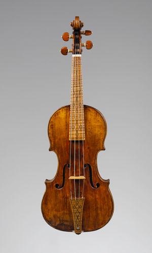 Nicolò Amati (Italian, 1596–1684). Violin, 1669. Cremona, Italy. Spruce, maple, other woods. The Metropolitan Museum of Art, New York, Gift of Evelyn Stark, 1974 (1974.229 a-d)