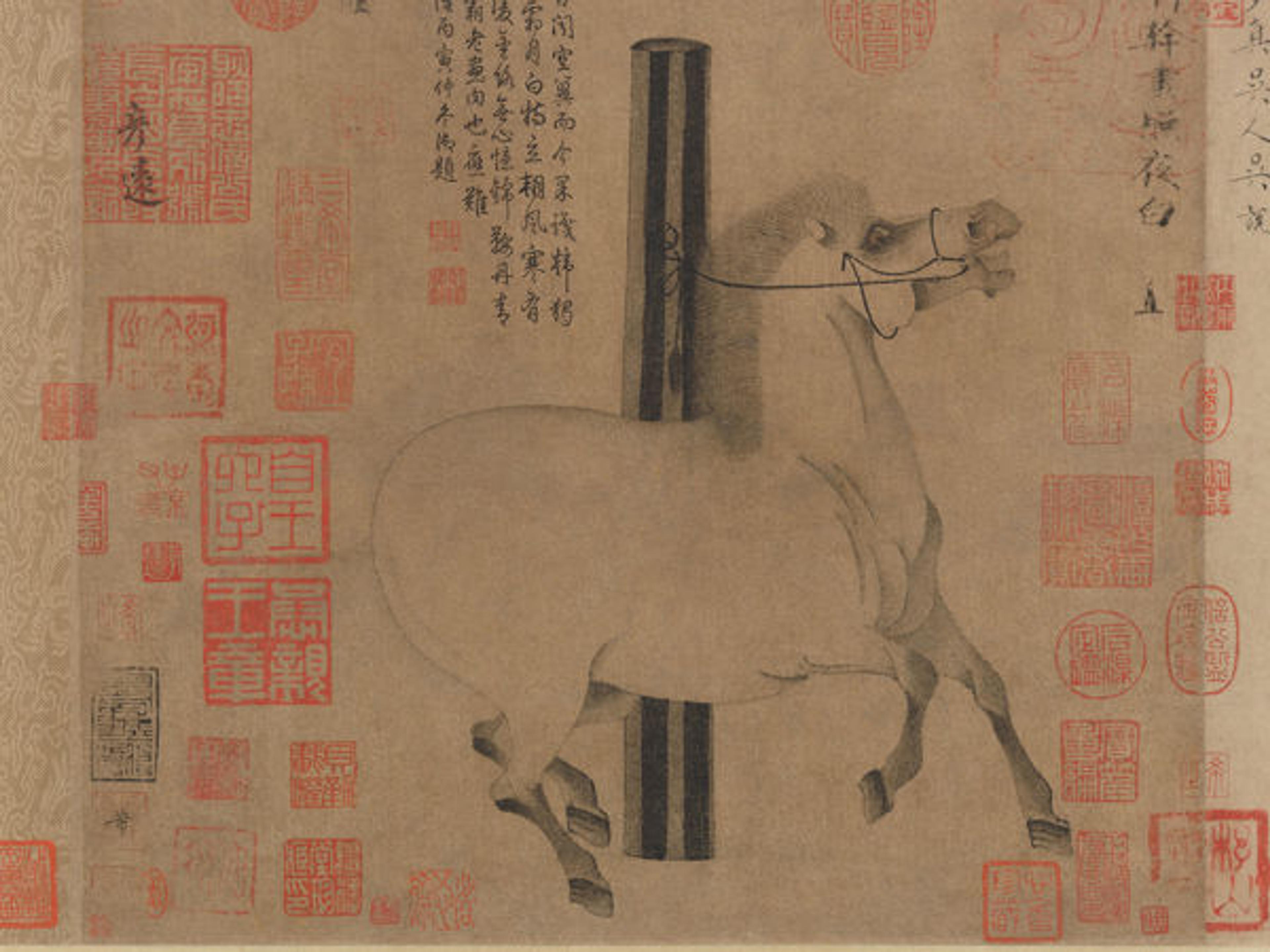 Han Gan (active ca. 742–756) Night-Shining White