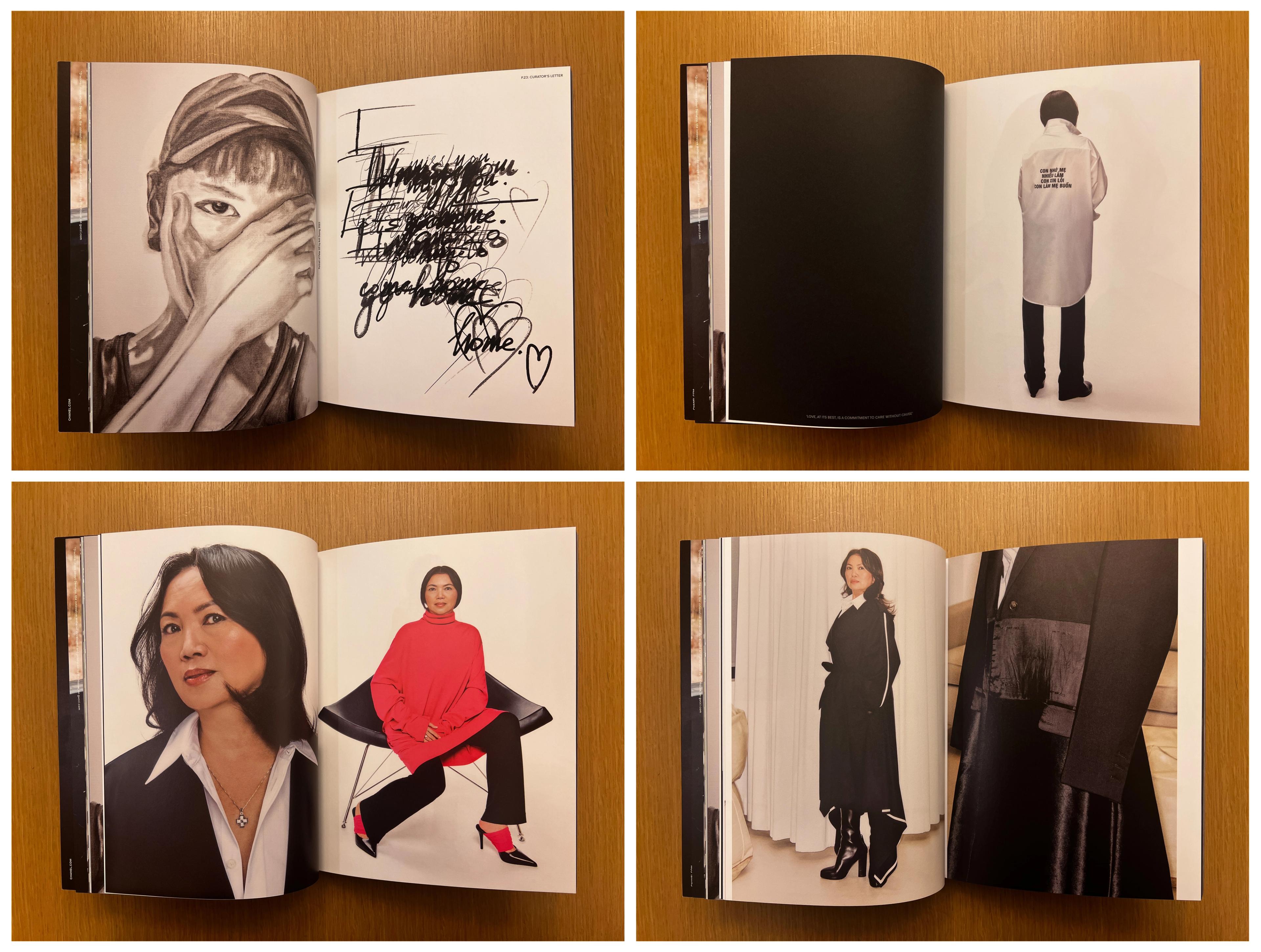 4 spreads from the magazine