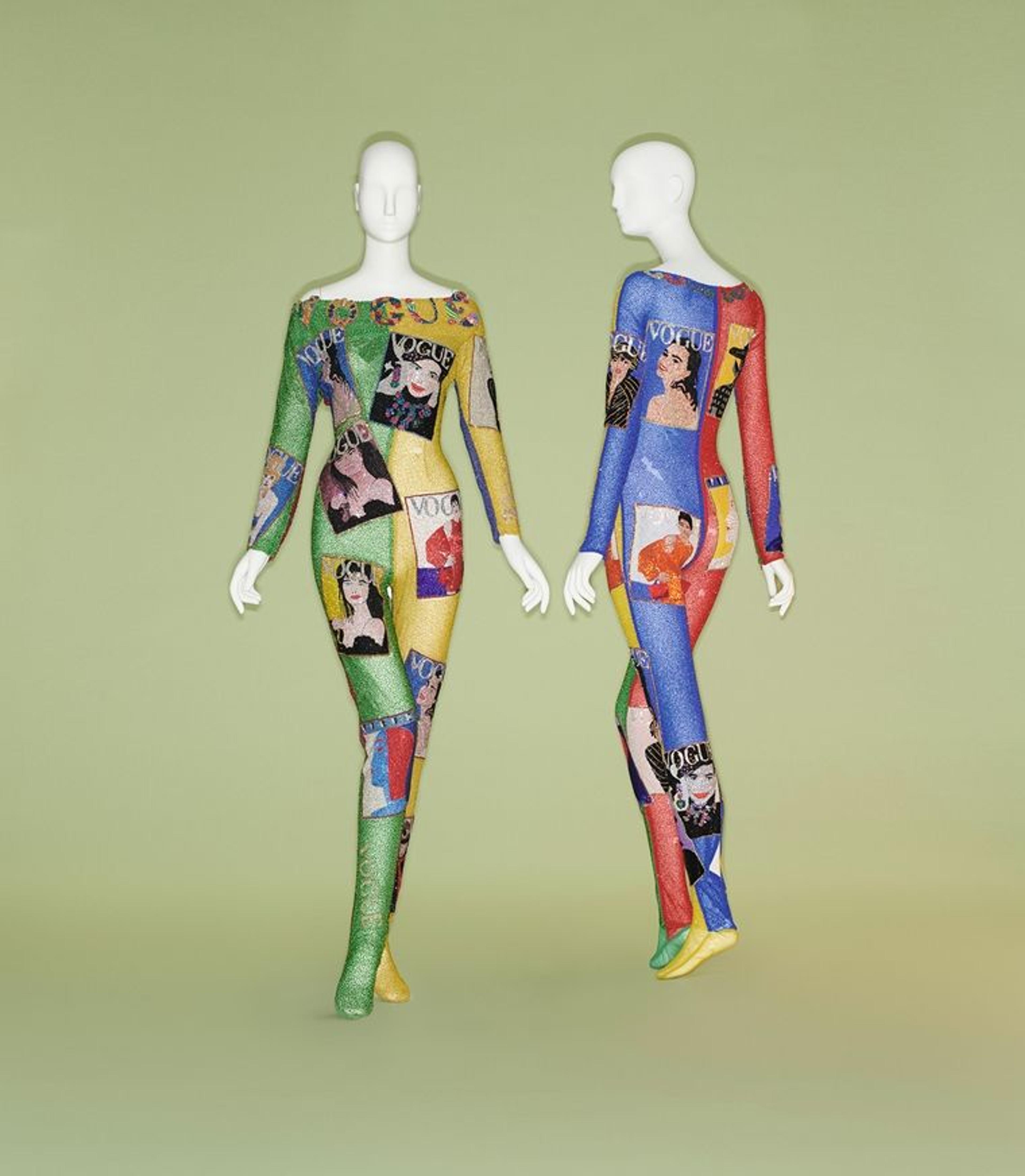 Vogue Magazine-inspired silhouette by Gianni Versace.