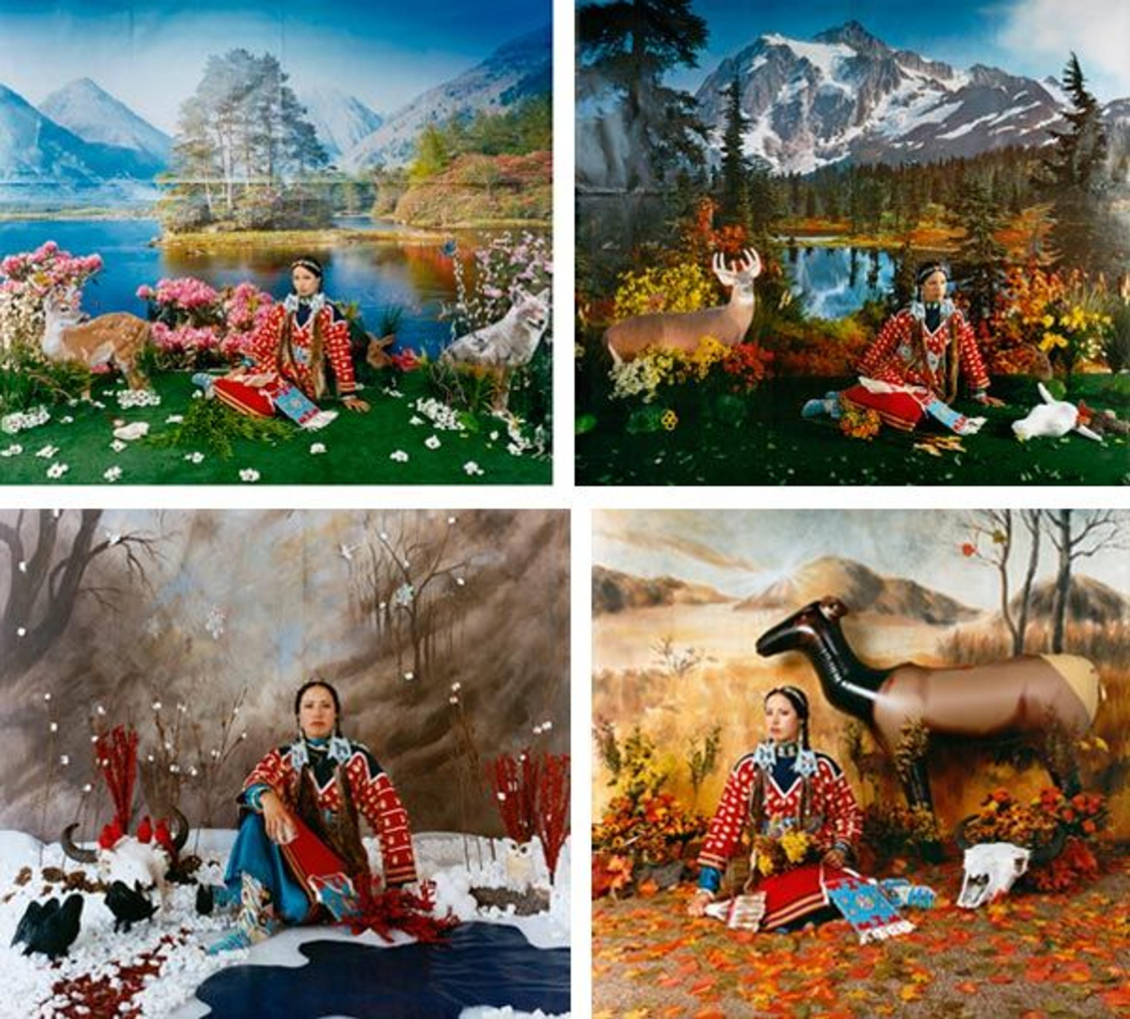 Four Season Series: Spring, Indian Summer, Winter, Fall