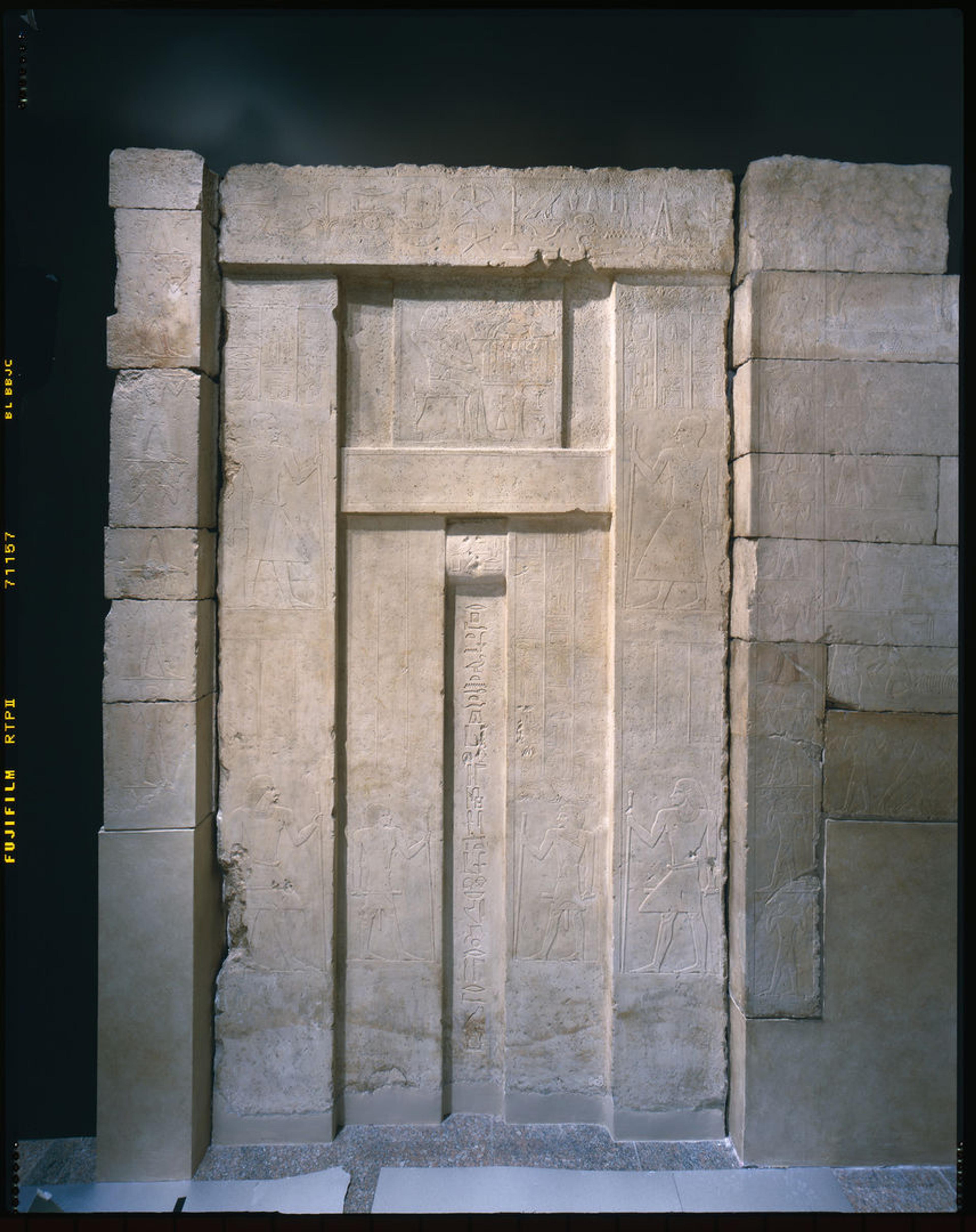 Photo of Tomb Chapel of Raemkai: False Door on West Wall.