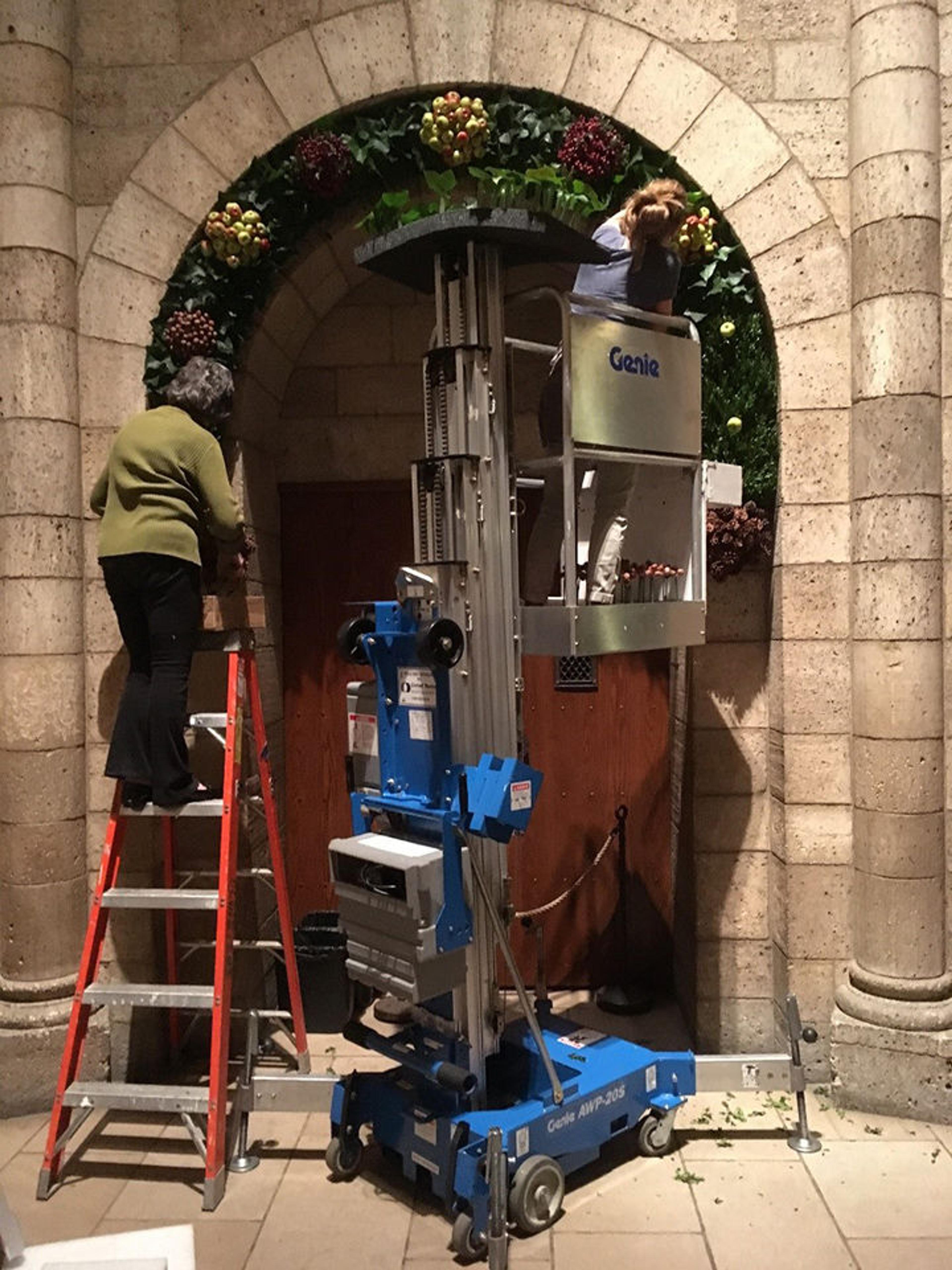 Christmastide decorations at The Met Cloisters