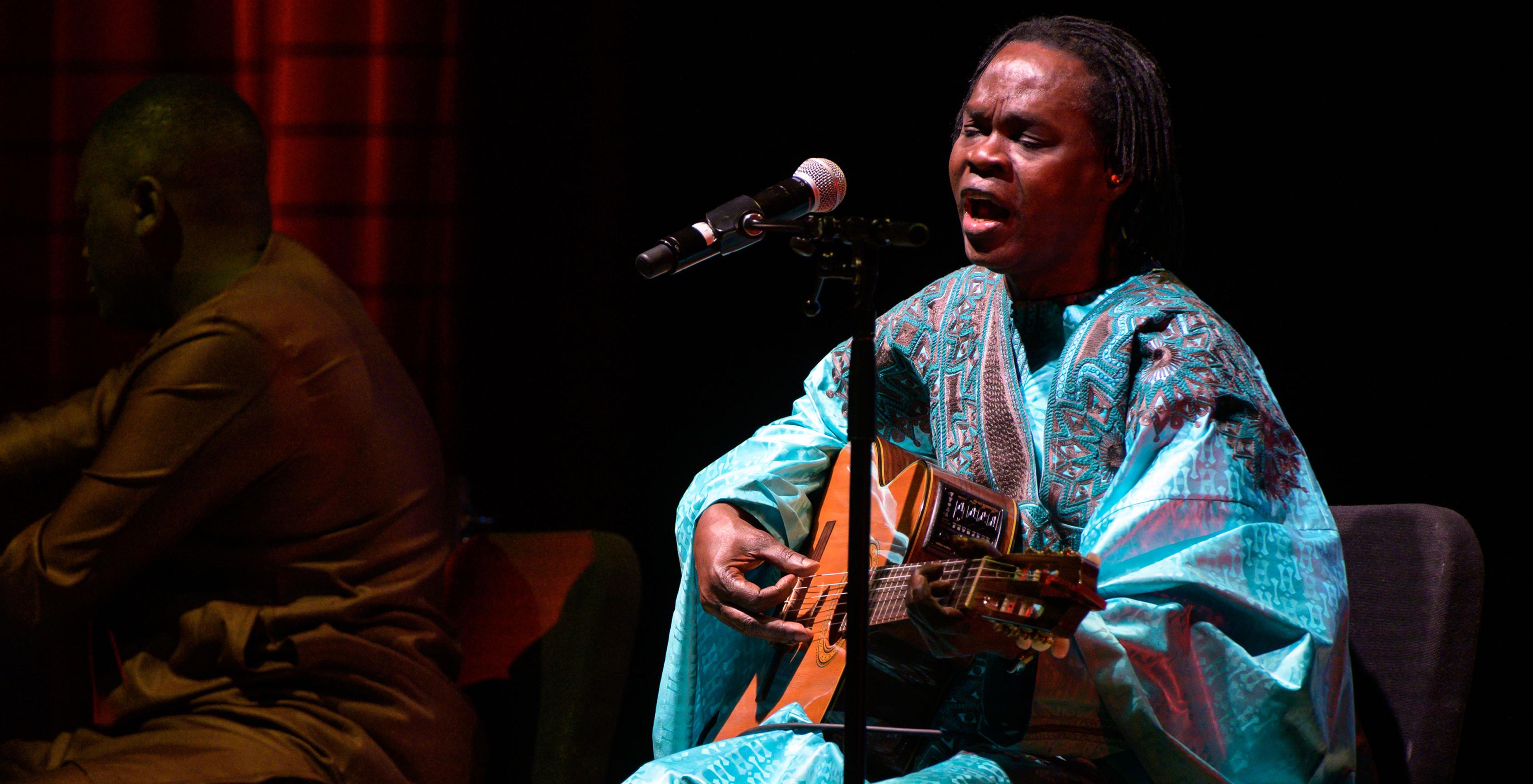 Baaba Maal performing onstage