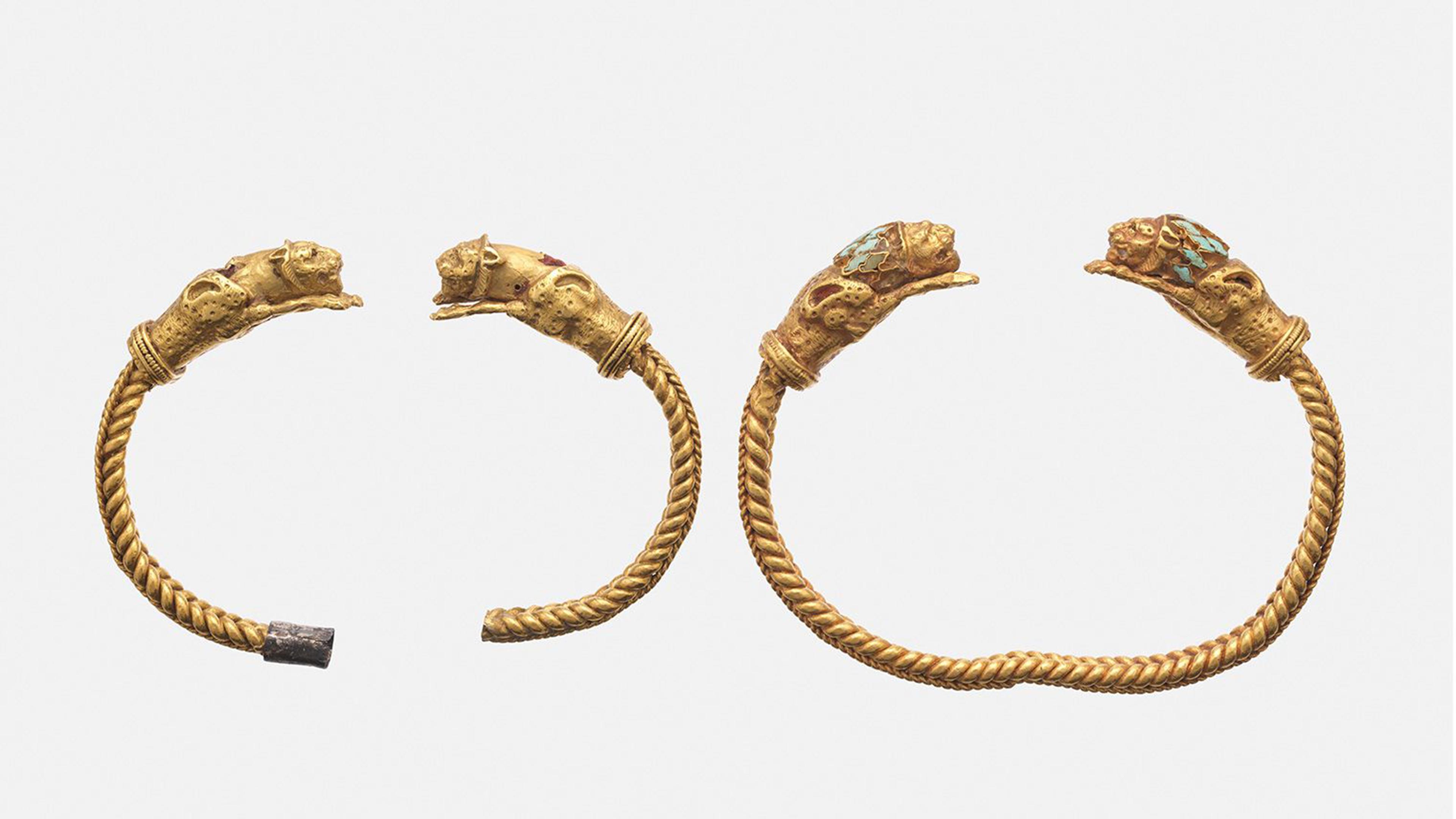 Pair of bracelets side by side