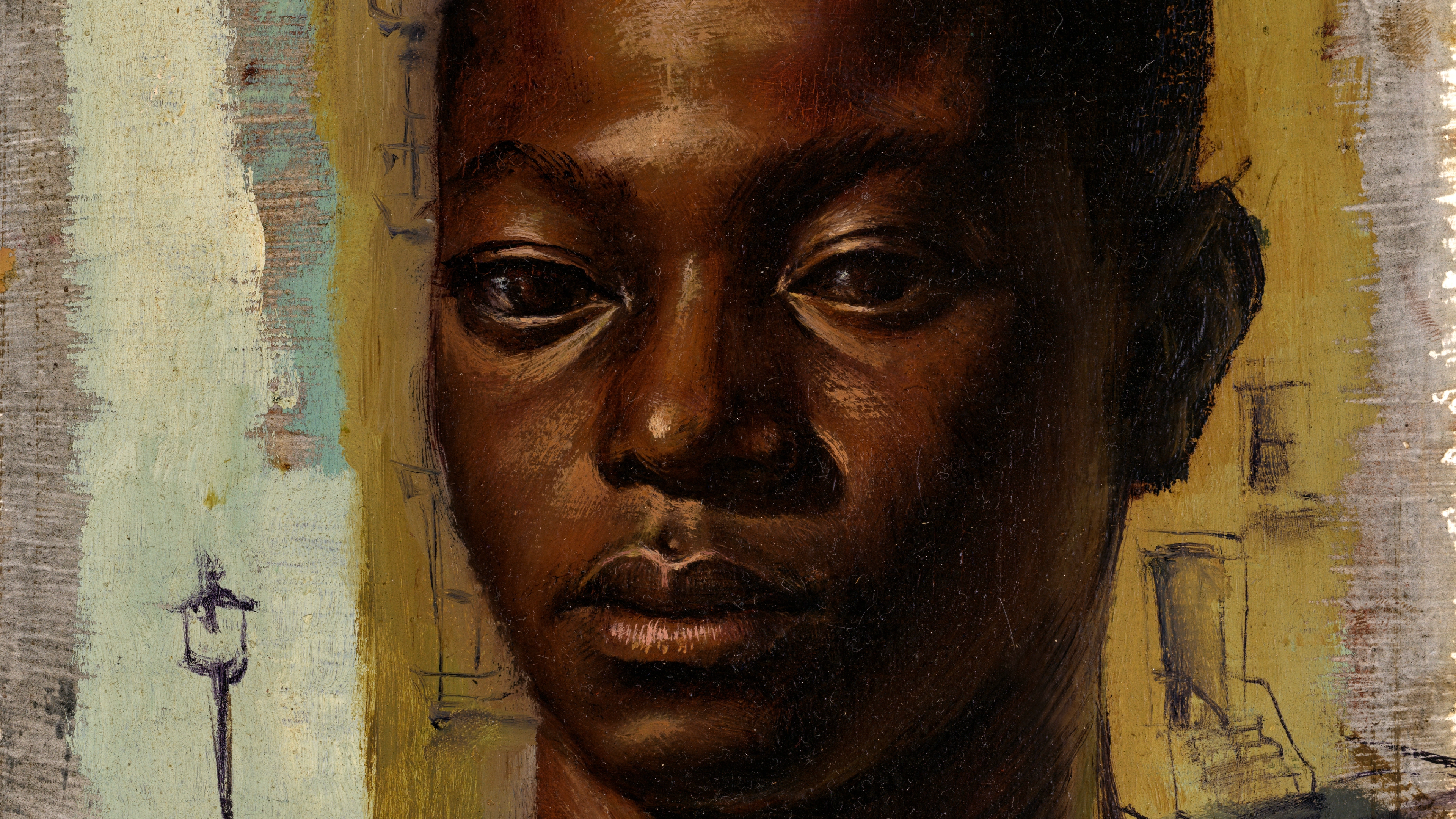 John Wilson (American, 1922–2015). My Brother, 1942. Oil on panel, 12 x 10 5/8 in. (30.48 x 26.9875 cm). Smith College Museum of Art, Purchased, (SC 1943.4.1) Courtesy of the Estate of John Wilson