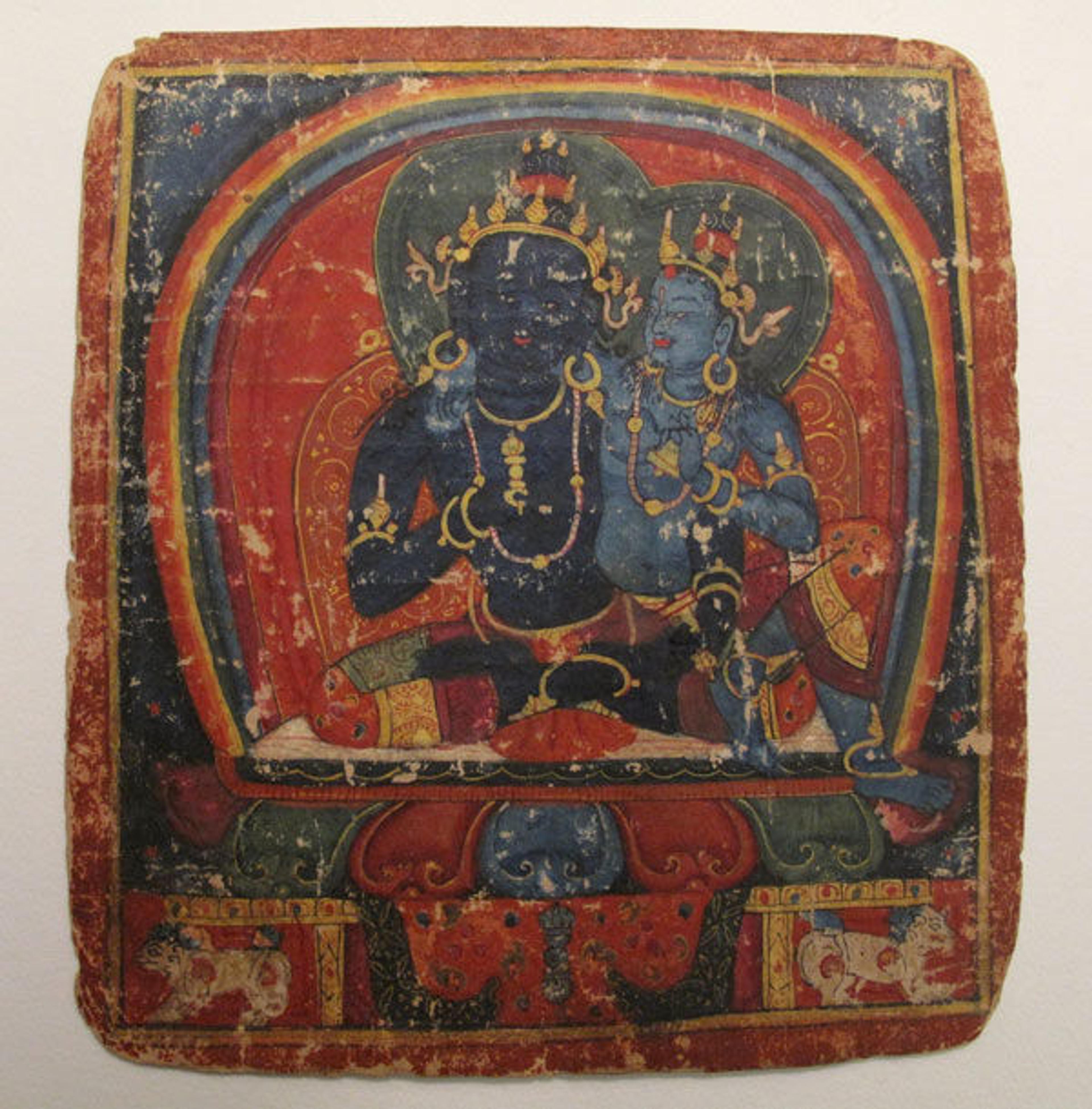 Initiation card, after conservation