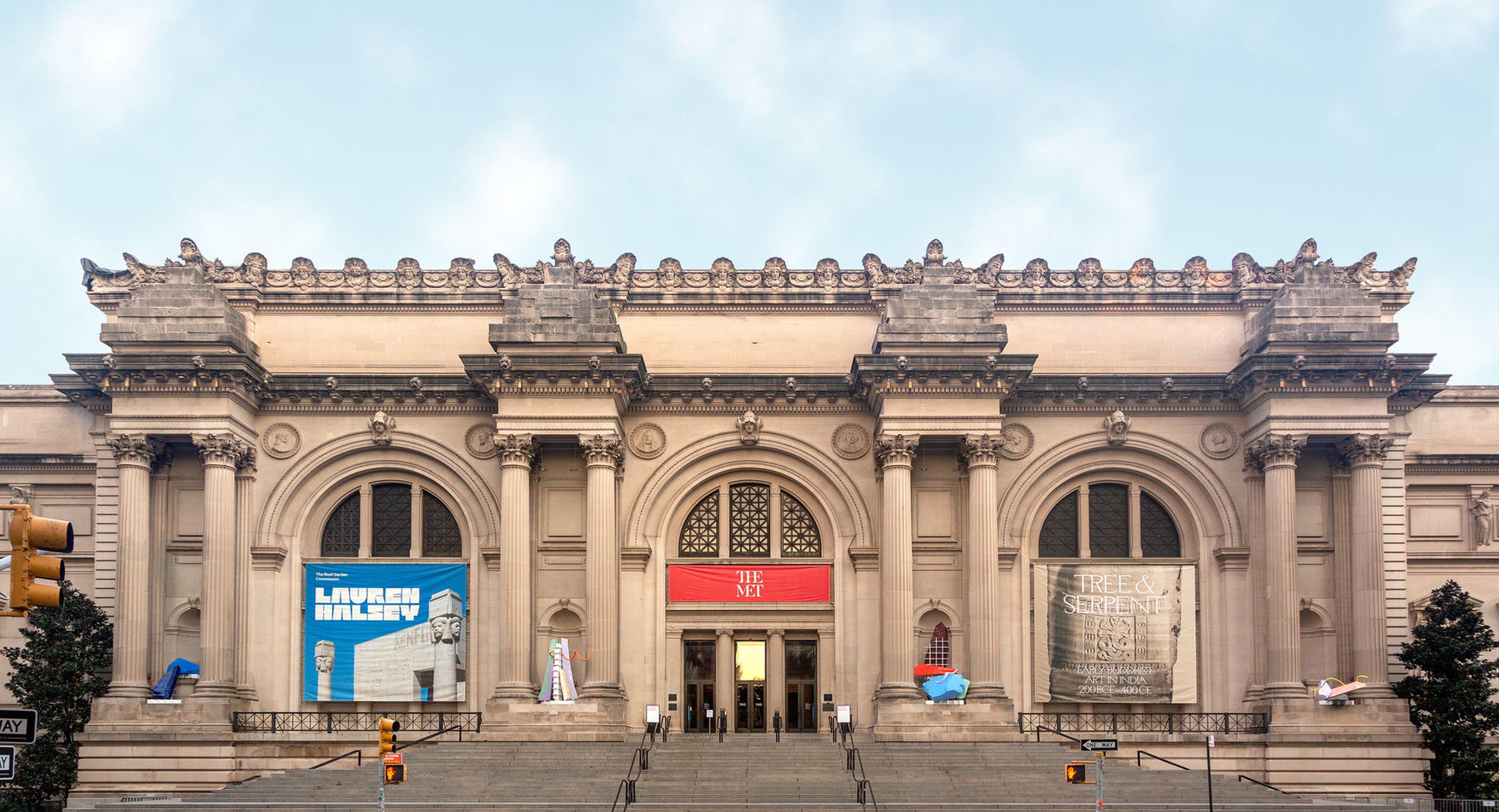 Outside photo of the entrance of The Met.