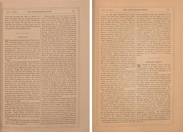 “Vesuvius,” The Chromolithograph