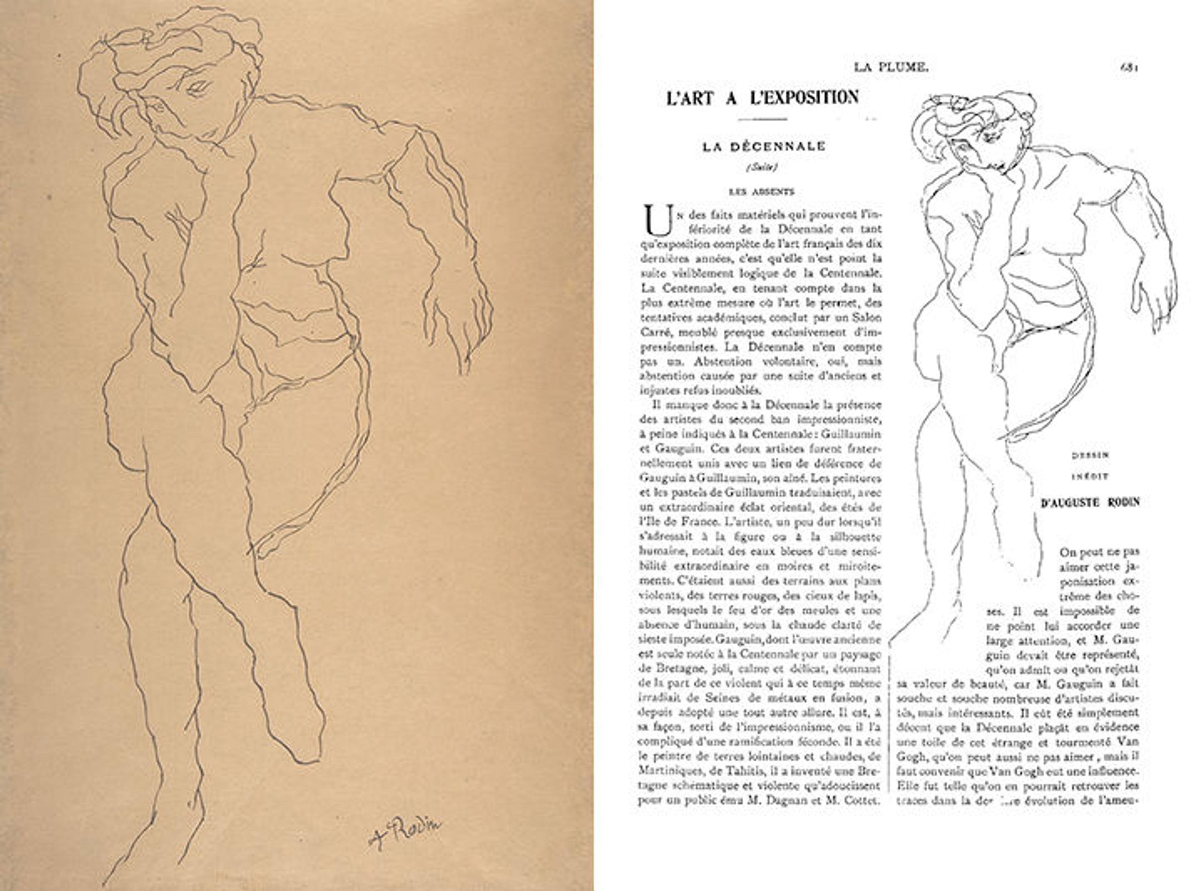 Investigating forgeries of Auguste Rodin drawings at The Met